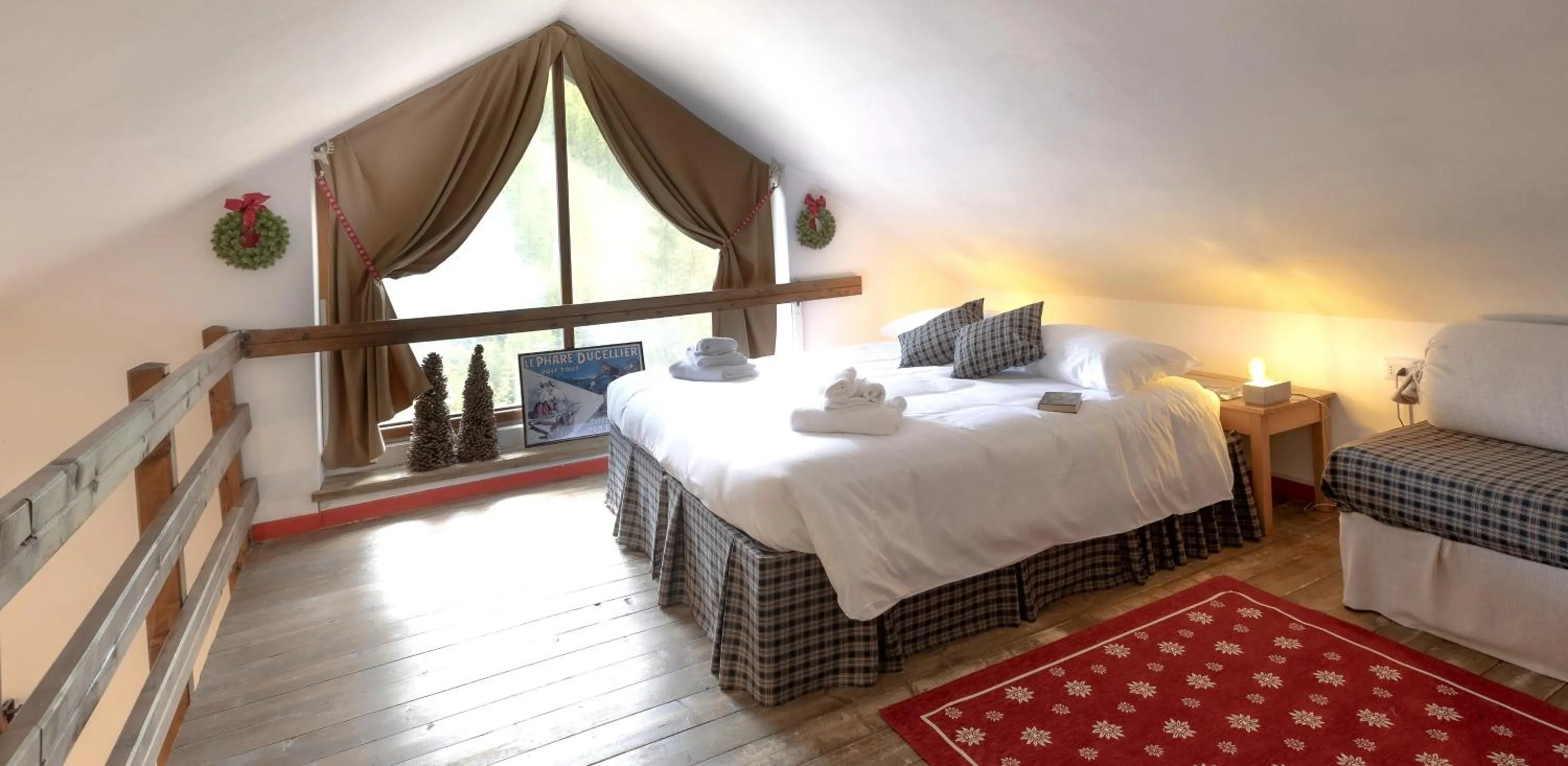 Bed in Aparthotel Claviere