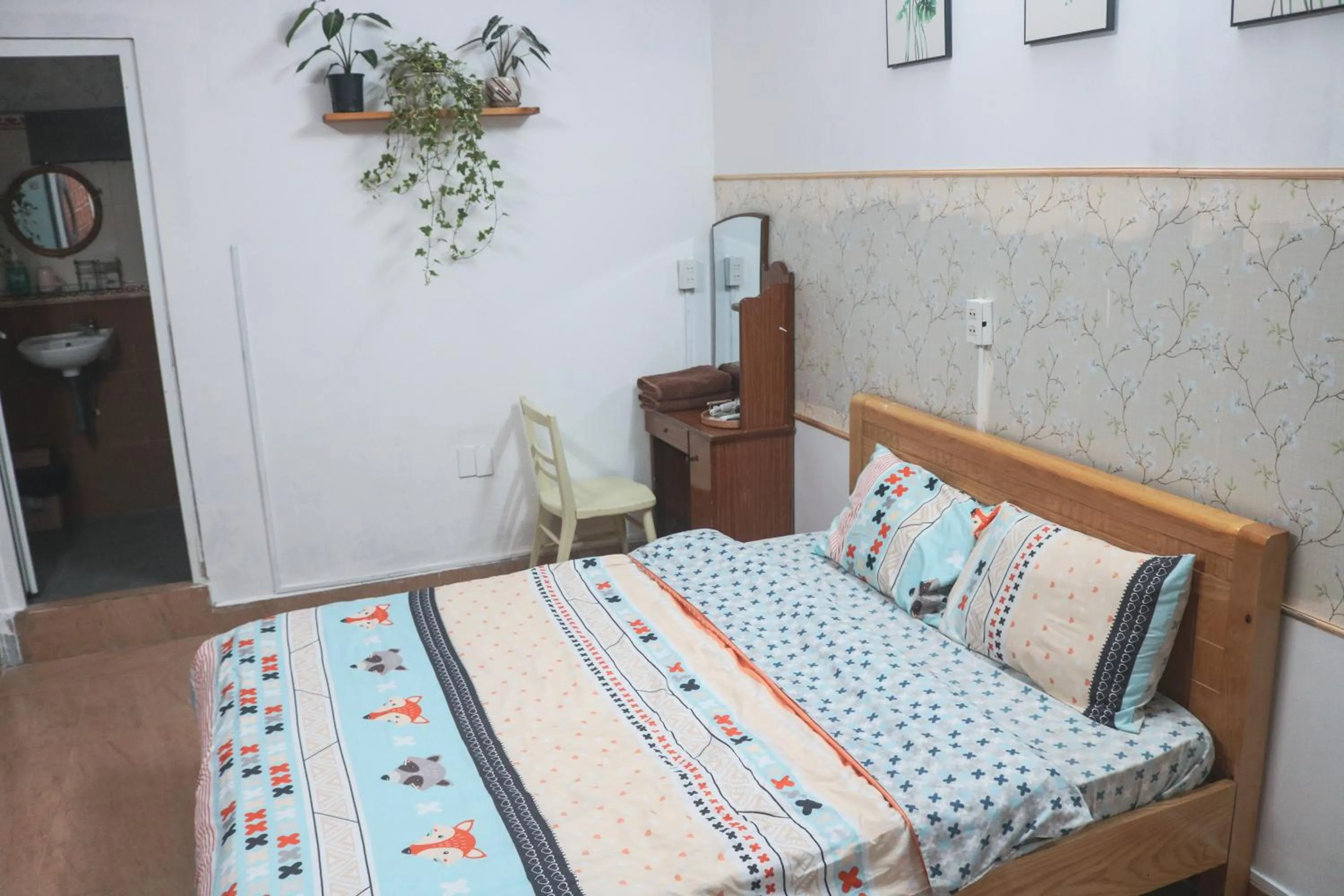 Bed in Gia Hân Hotel