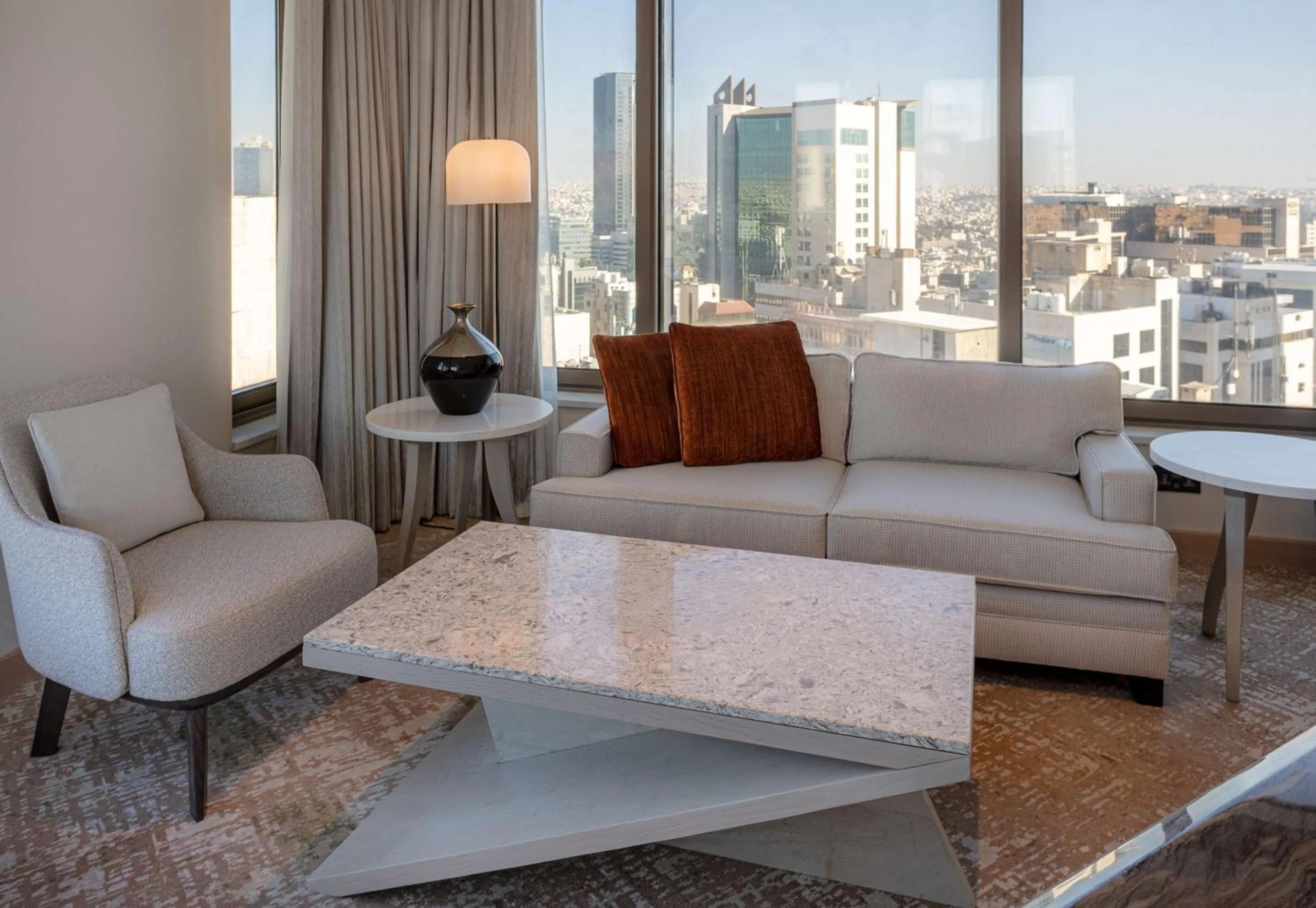 Living room in Kempinski Hotel Amman