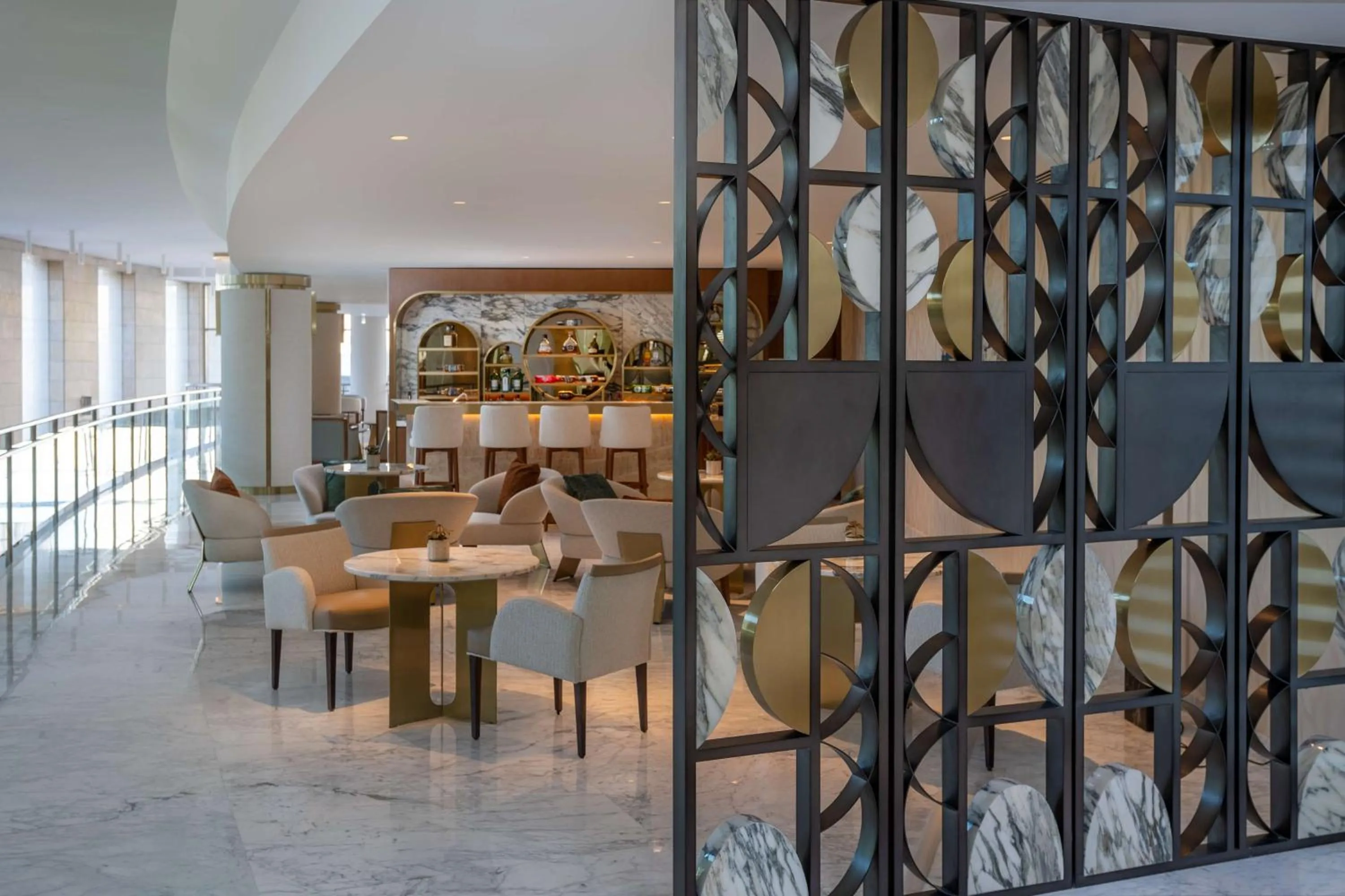 Lounge or bar in Kempinski Hotel Amman