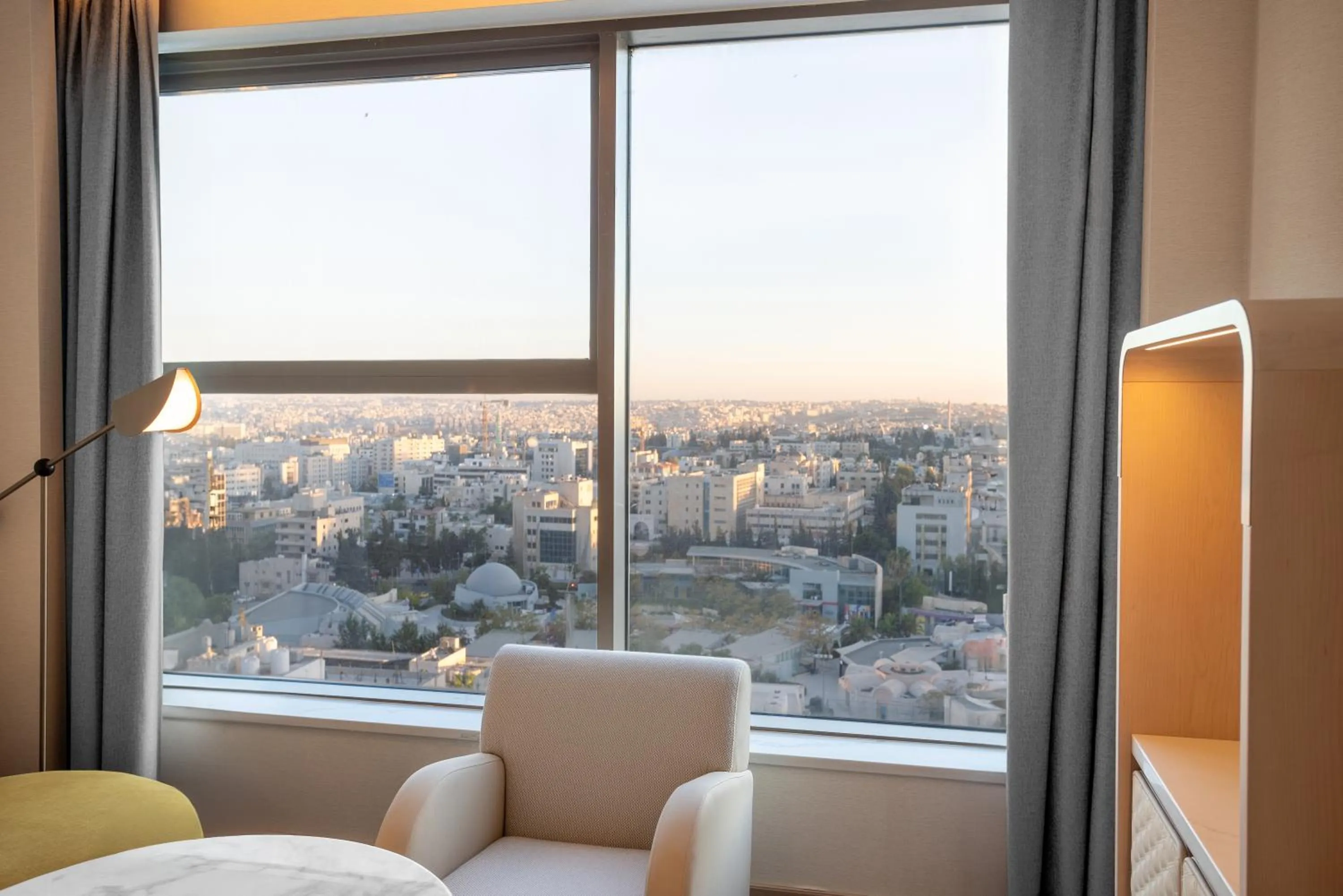 Seating area in Signia by Hilton