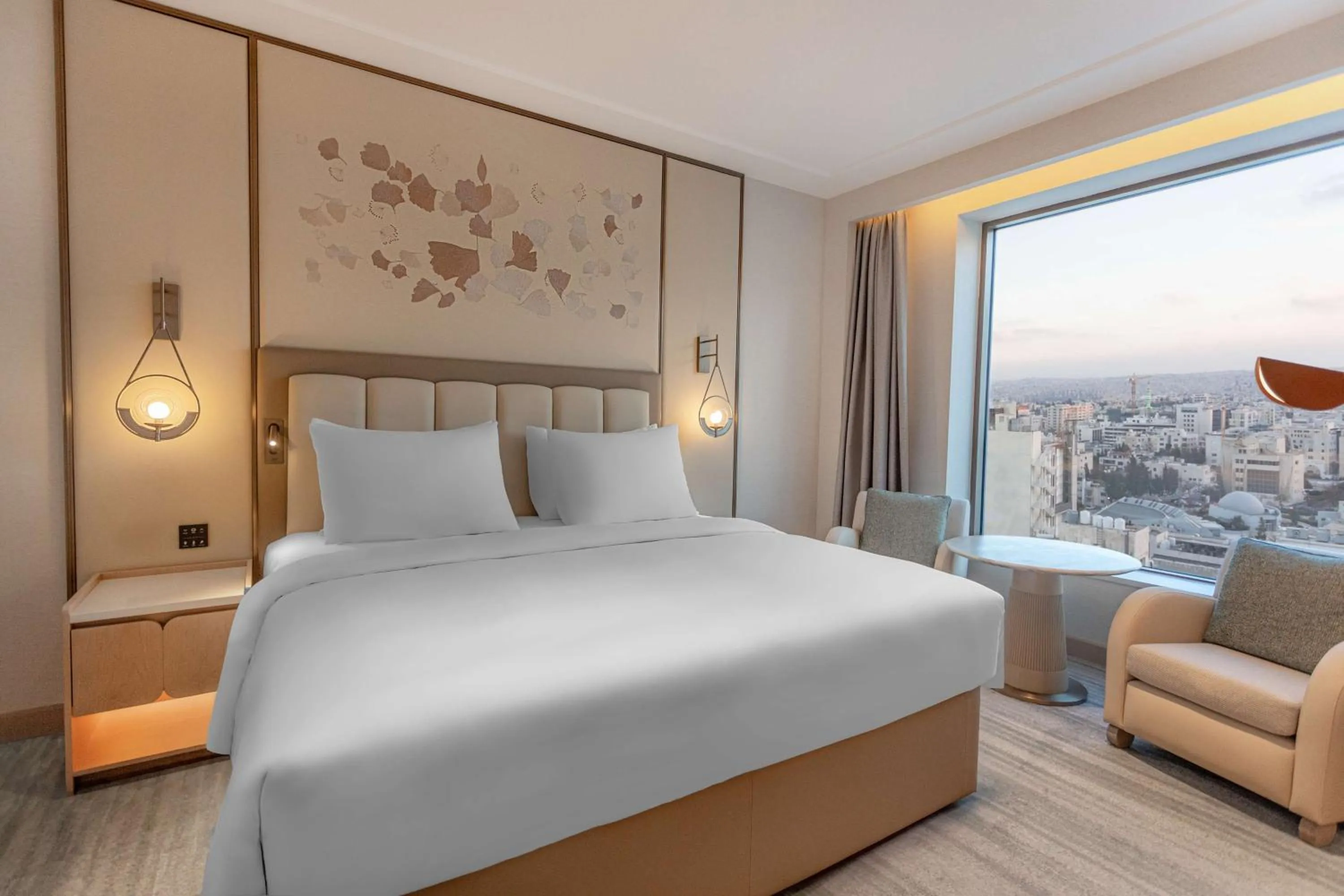 Bed in Kempinski Hotel Amman