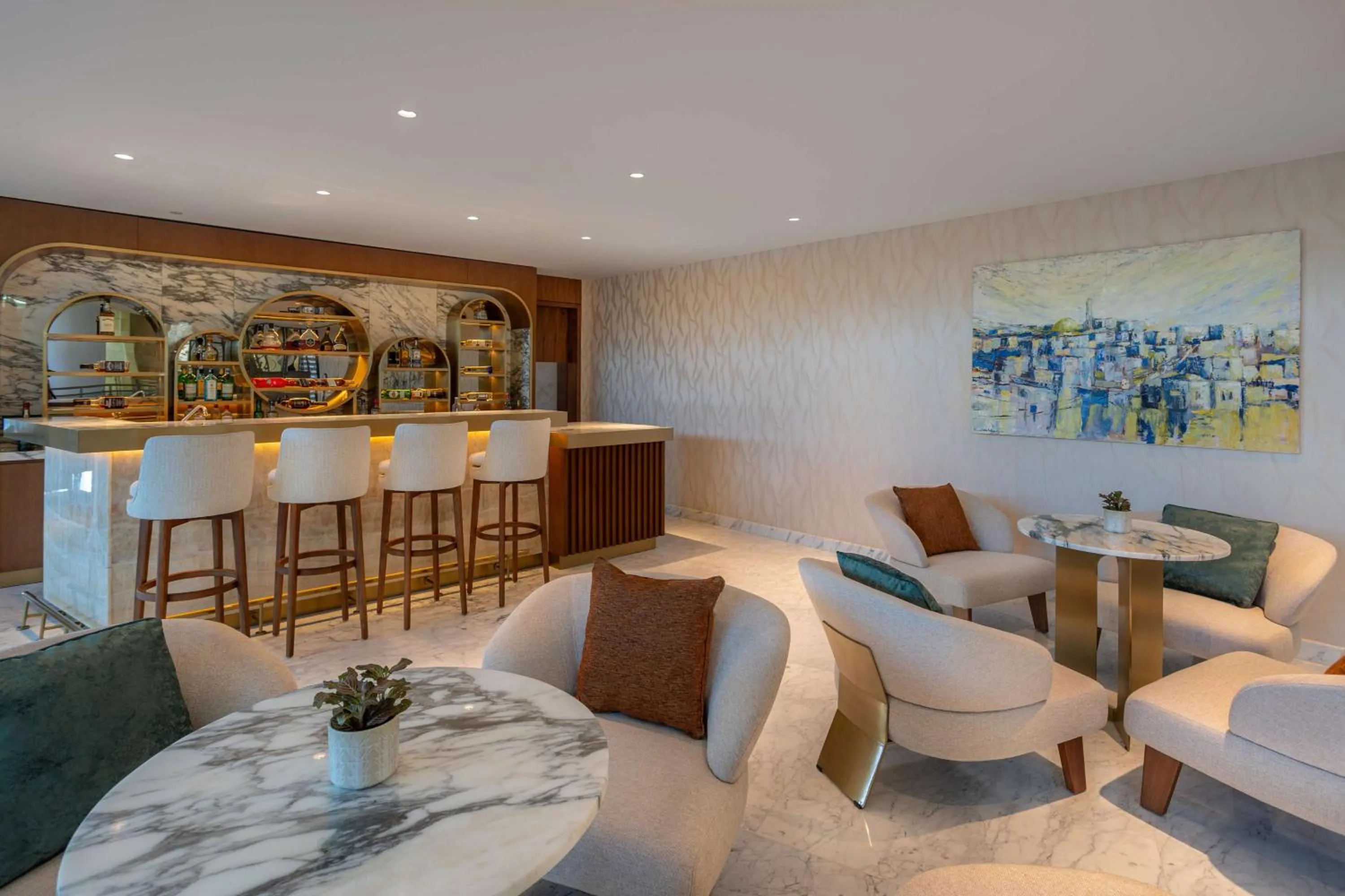 Lounge or bar in Kempinski Hotel Amman