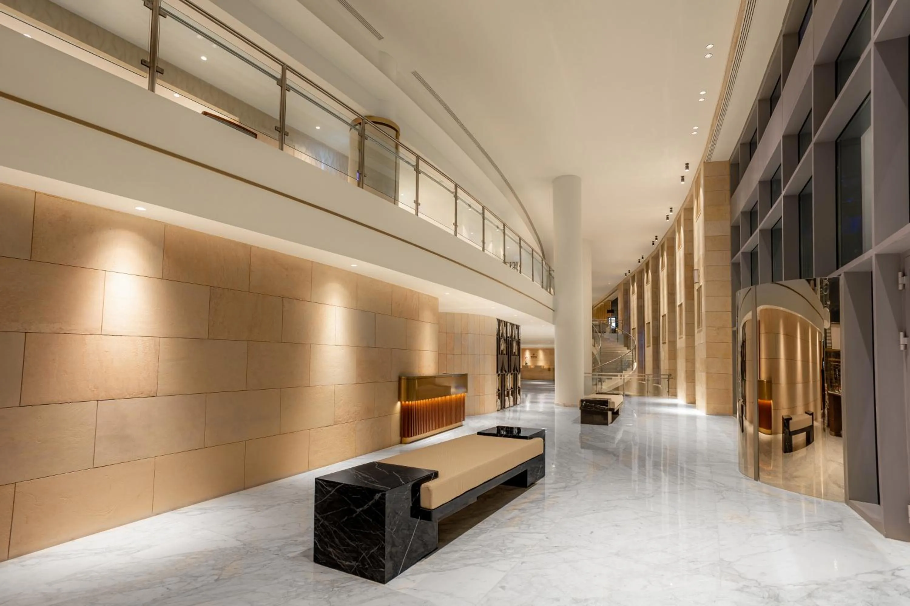 Lobby or reception in Kempinski Hotel Amman