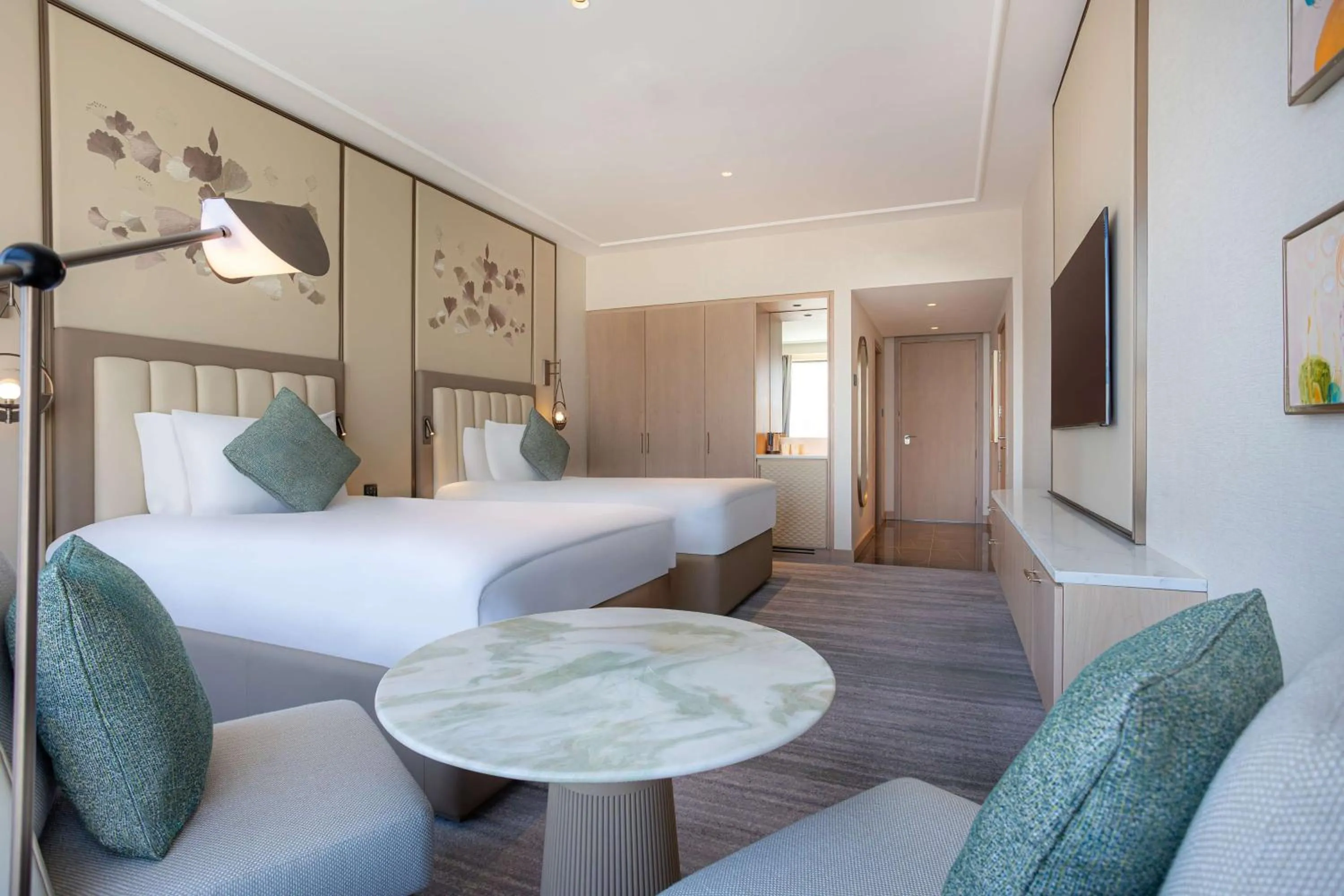 Bed in Kempinski Hotel Amman