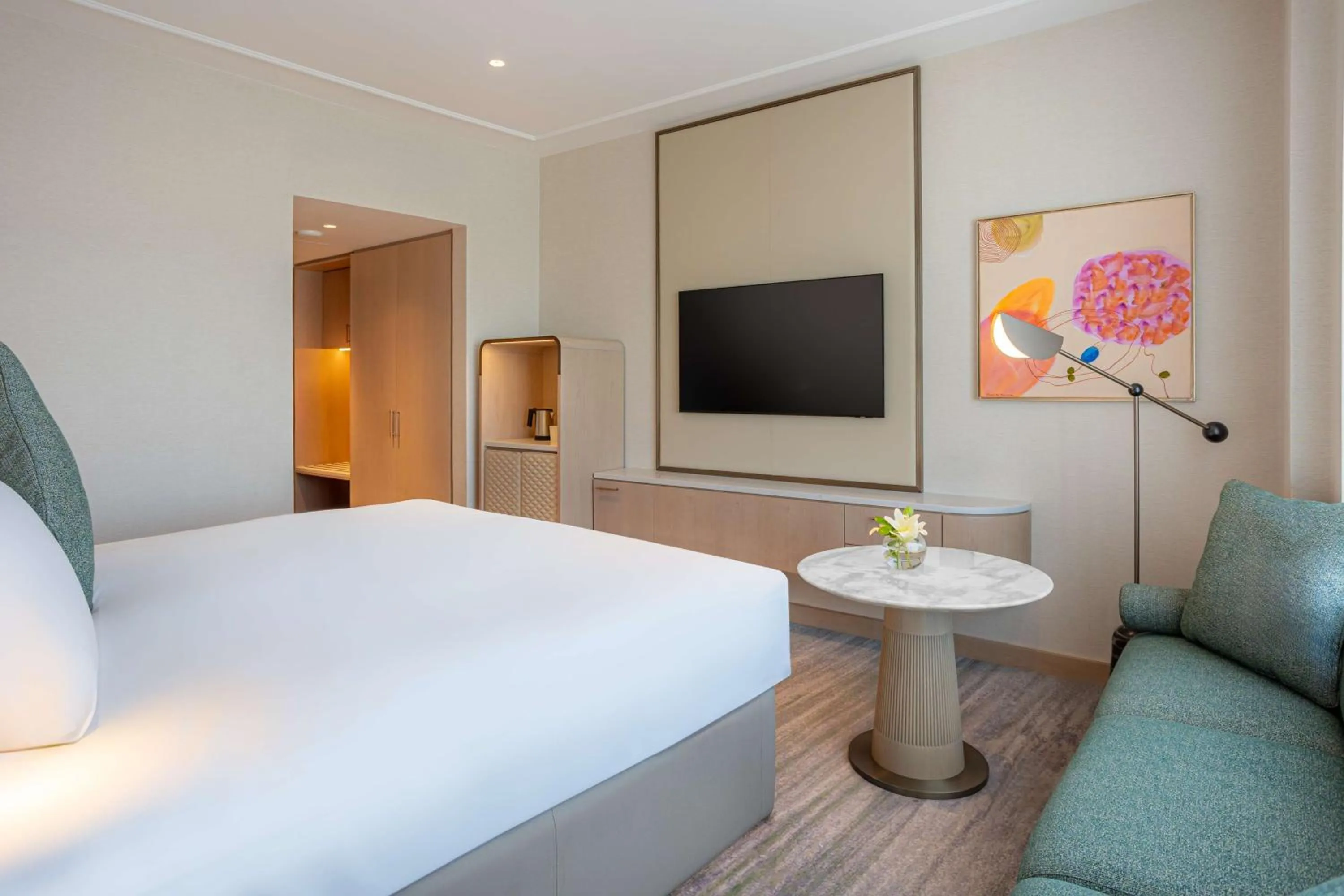 Bed in Kempinski Hotel Amman