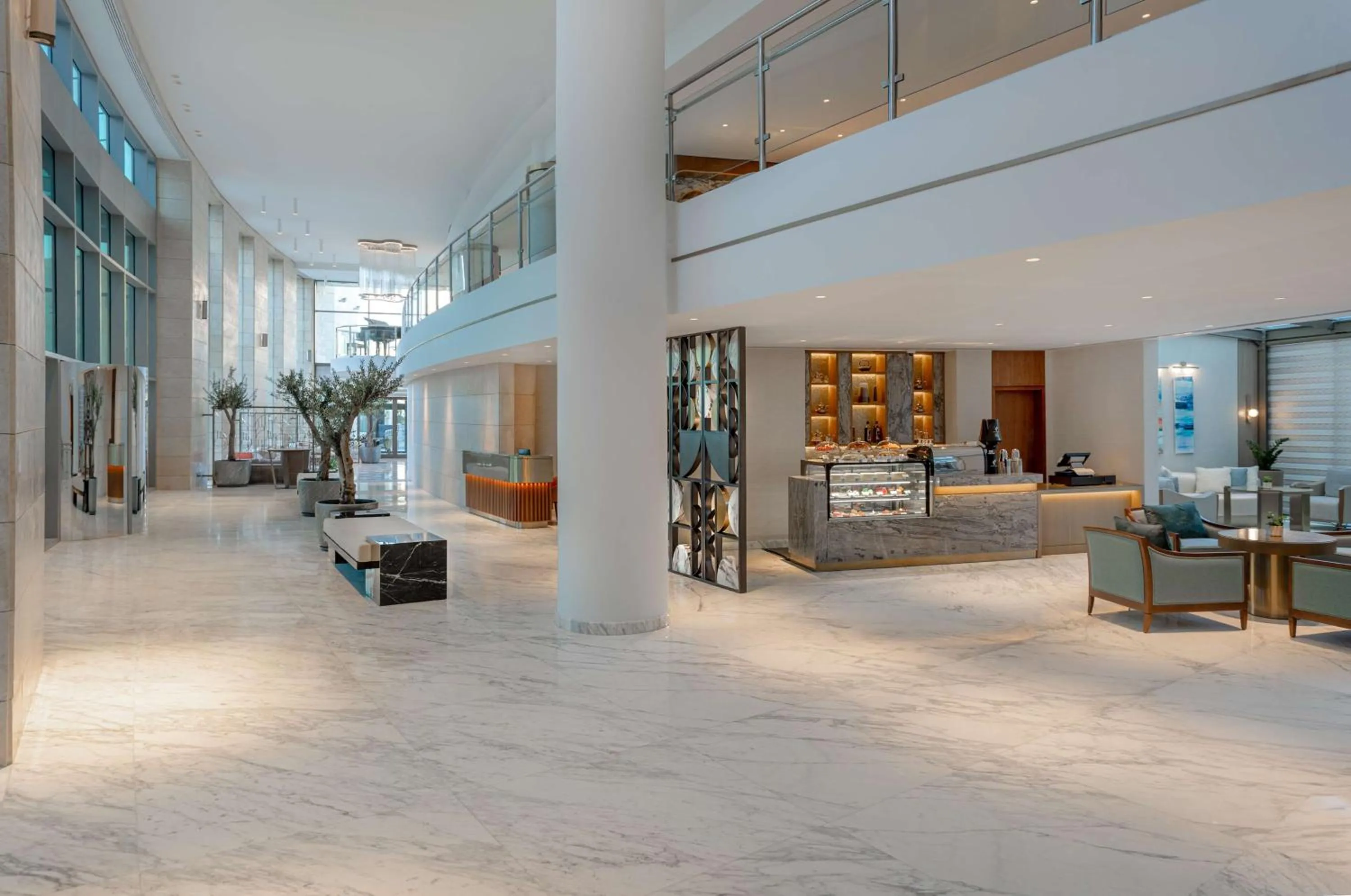 Lobby or reception in Kempinski Hotel Amman