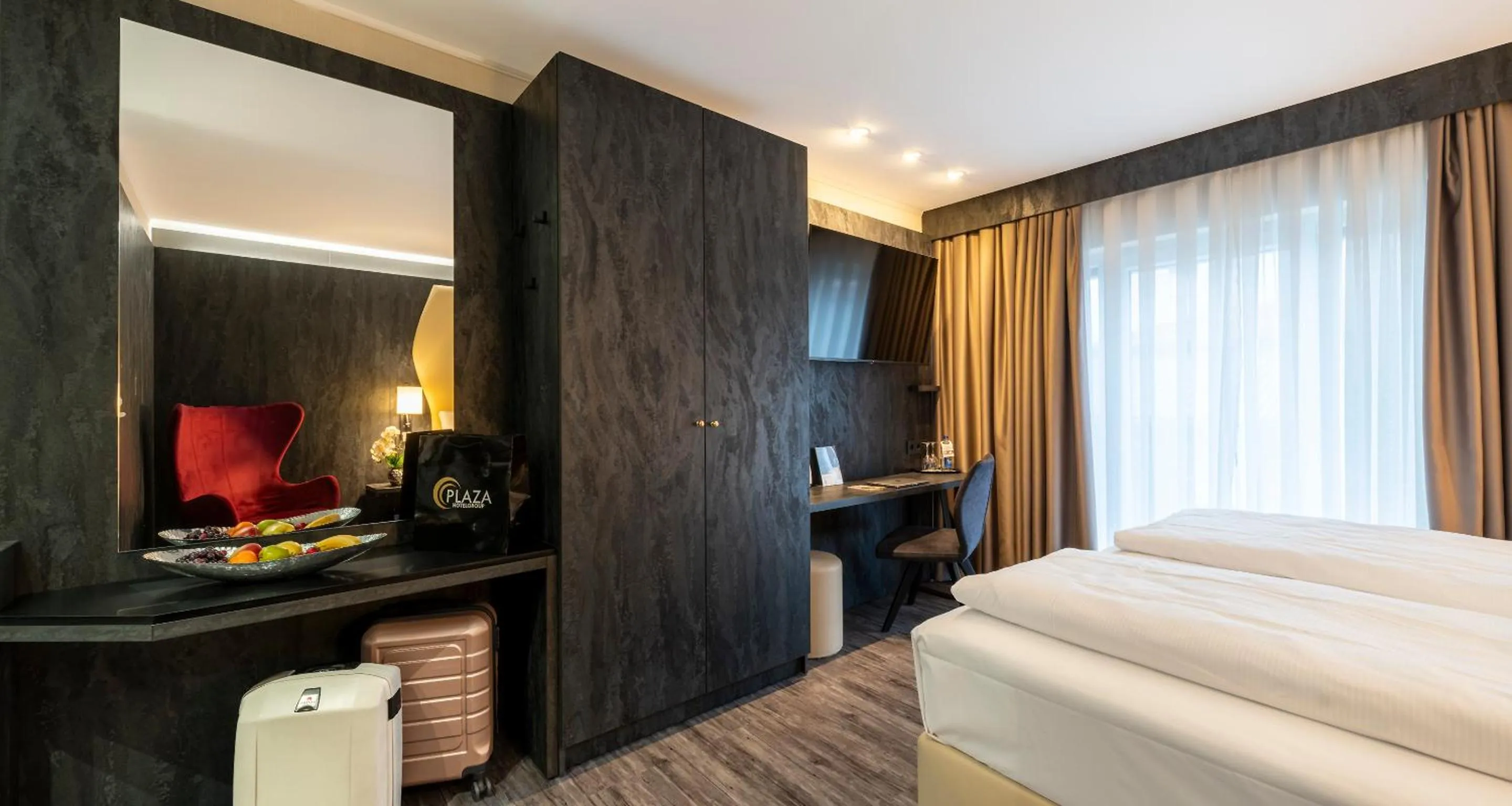 Photo of the whole room, Bed in PLAZA INN Heilbronn