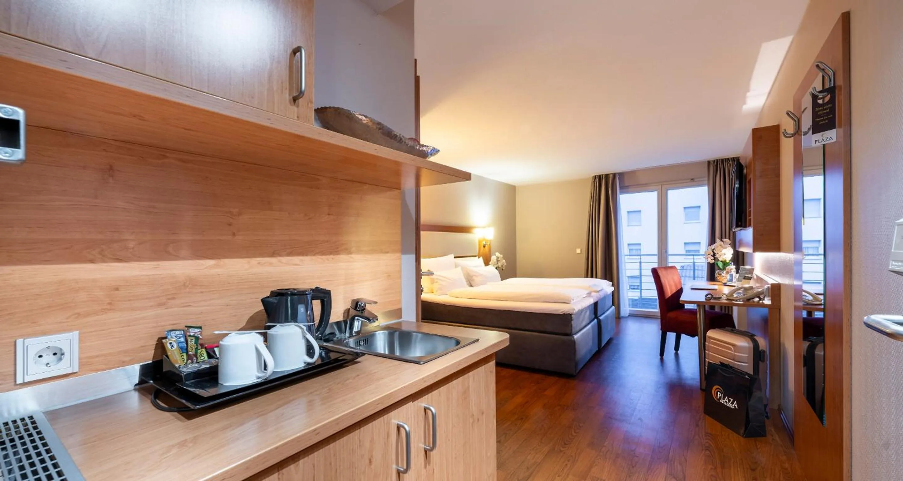 Photo of the whole room, Bed in PLAZA INN Heilbronn