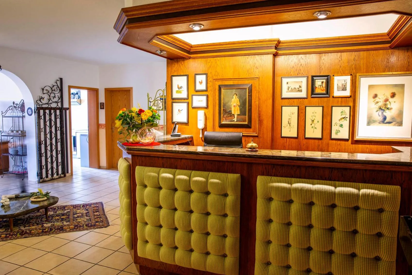 Lobby or reception in Hotel Gut Schwaige