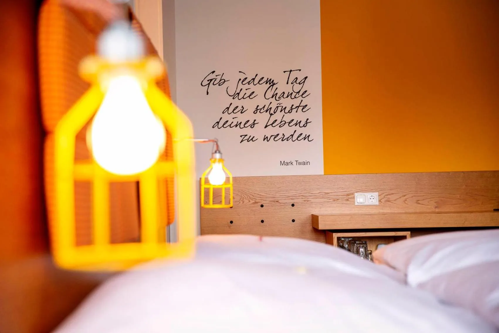 Decorative detail, Bed in Hotel Gut Schwaige