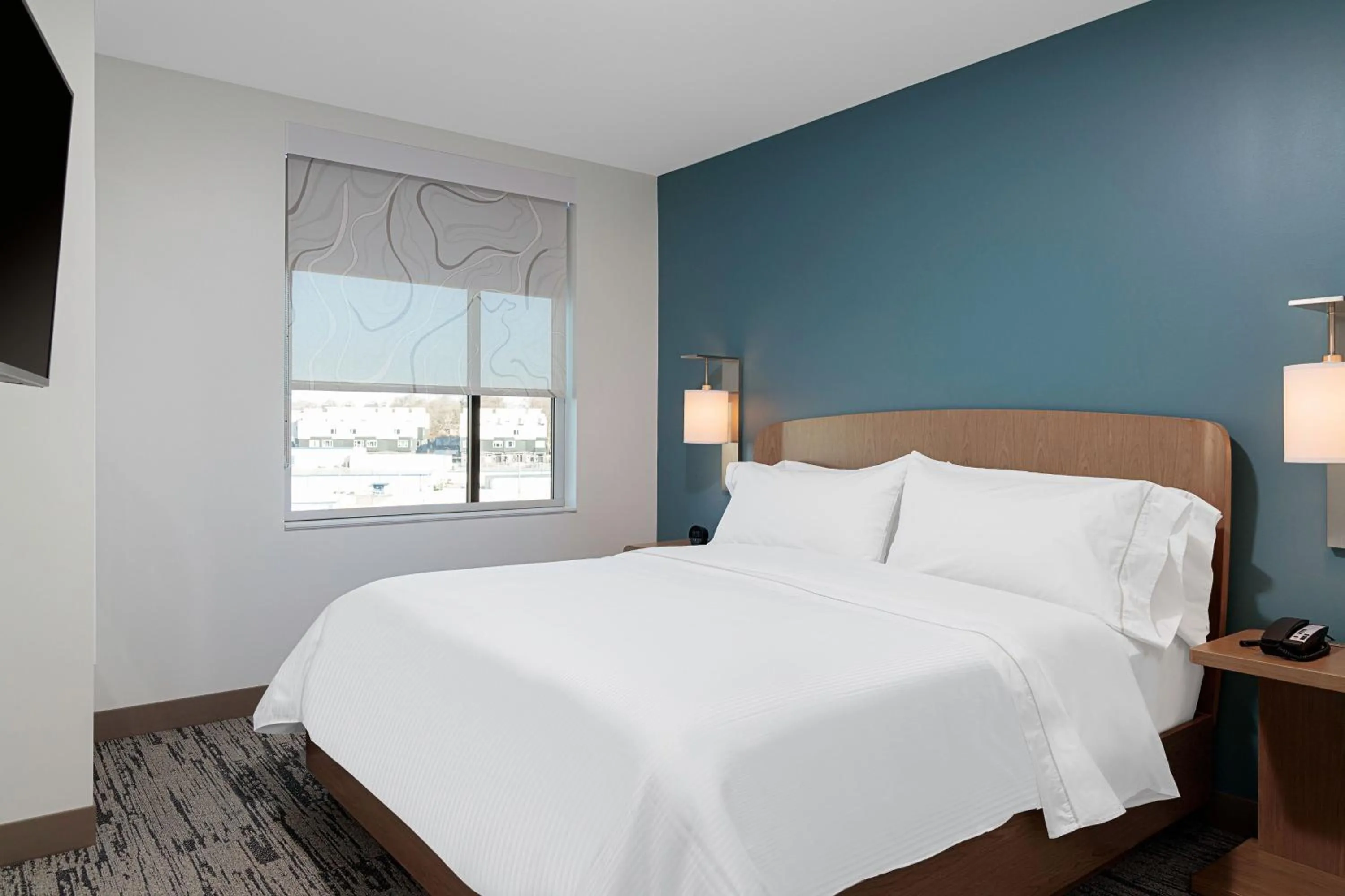 Bedroom, Bed in Element Nashville Vanderbilt West End