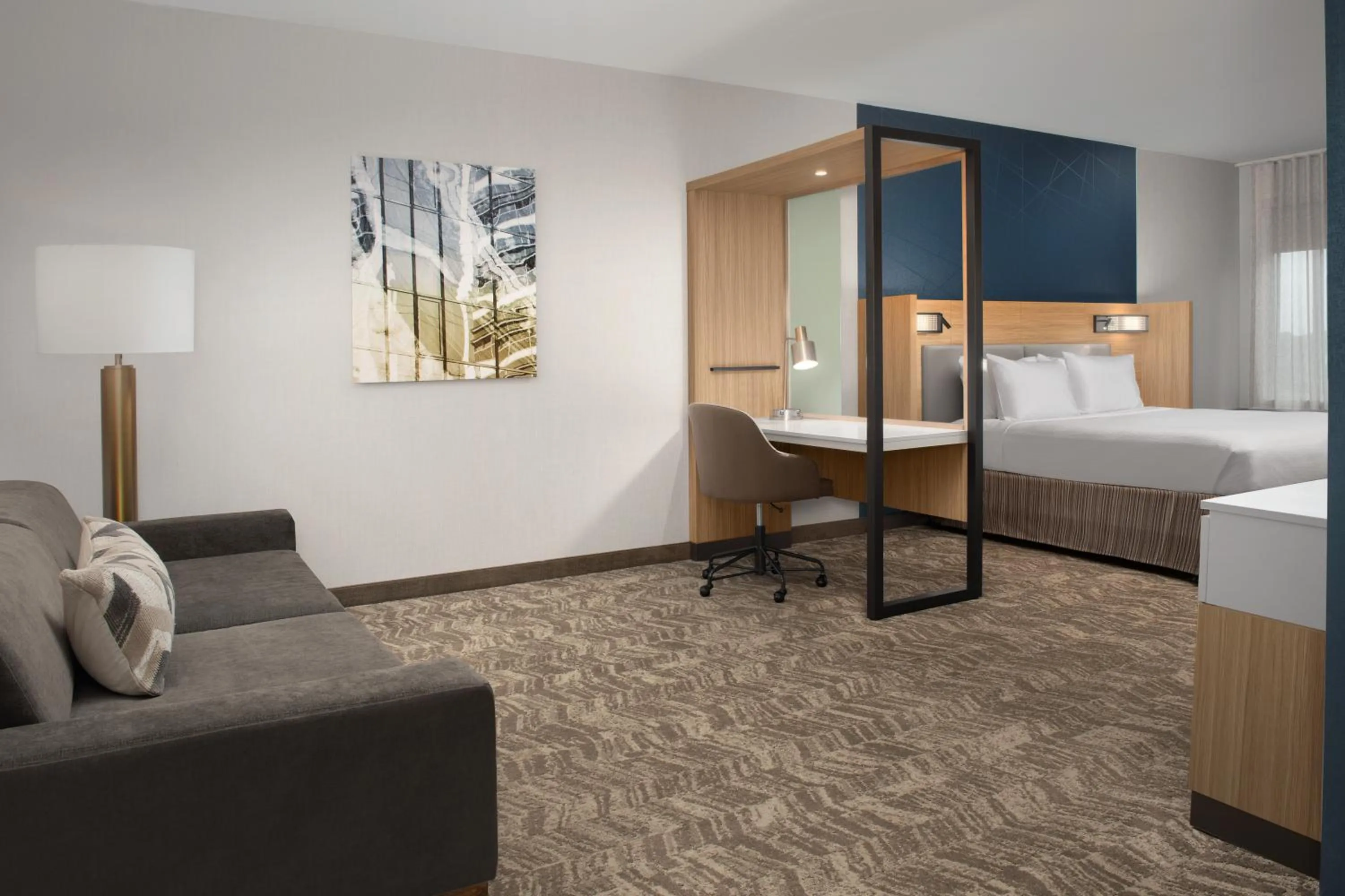 Photo of the whole room, Bed in SpringHill Suites By Marriott Charleston Airport & Convention Center