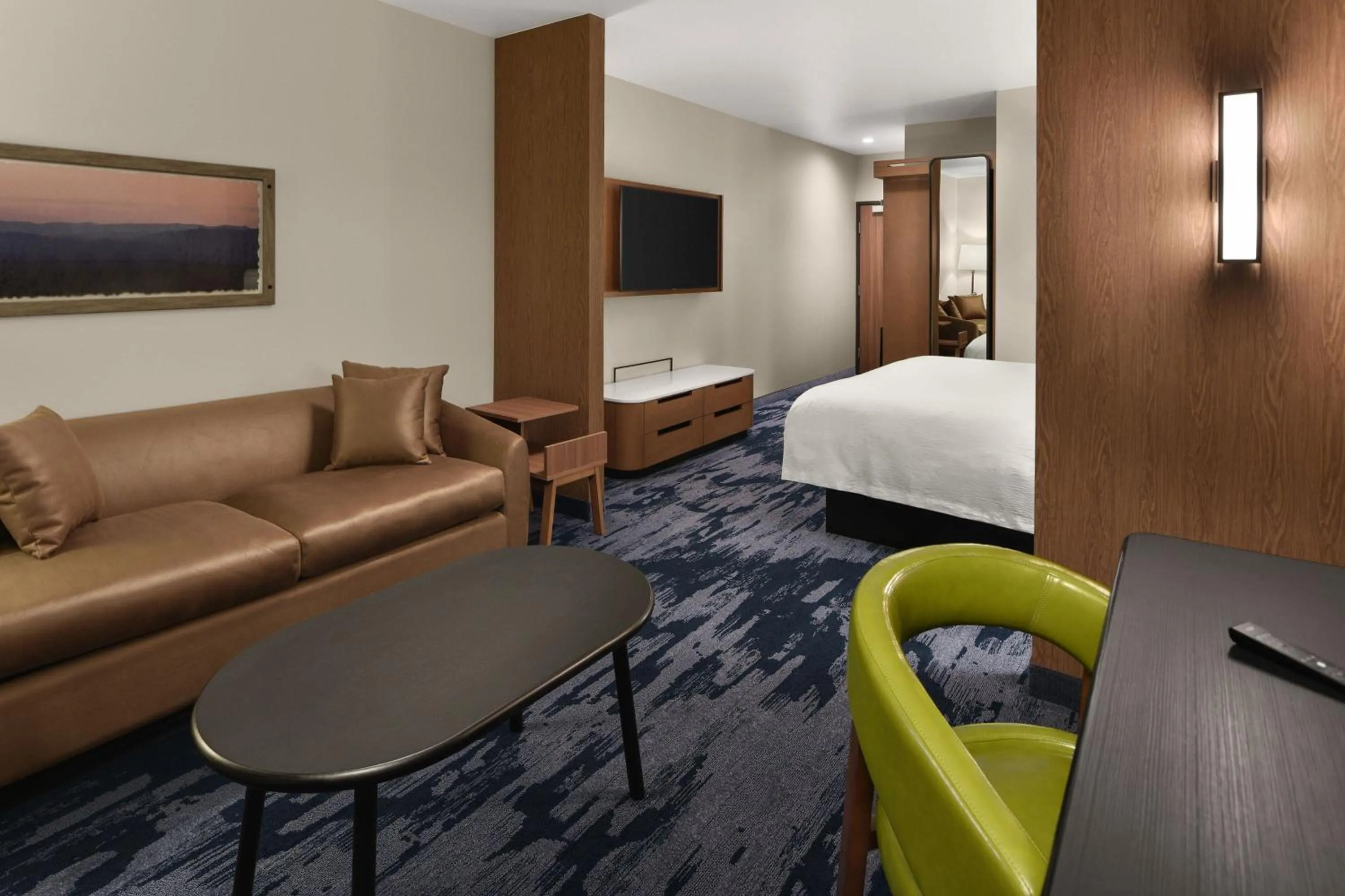 Photo of the whole room, Bed in Fairfield by Marriott Inn & Suites Anaheim Los Alamitos