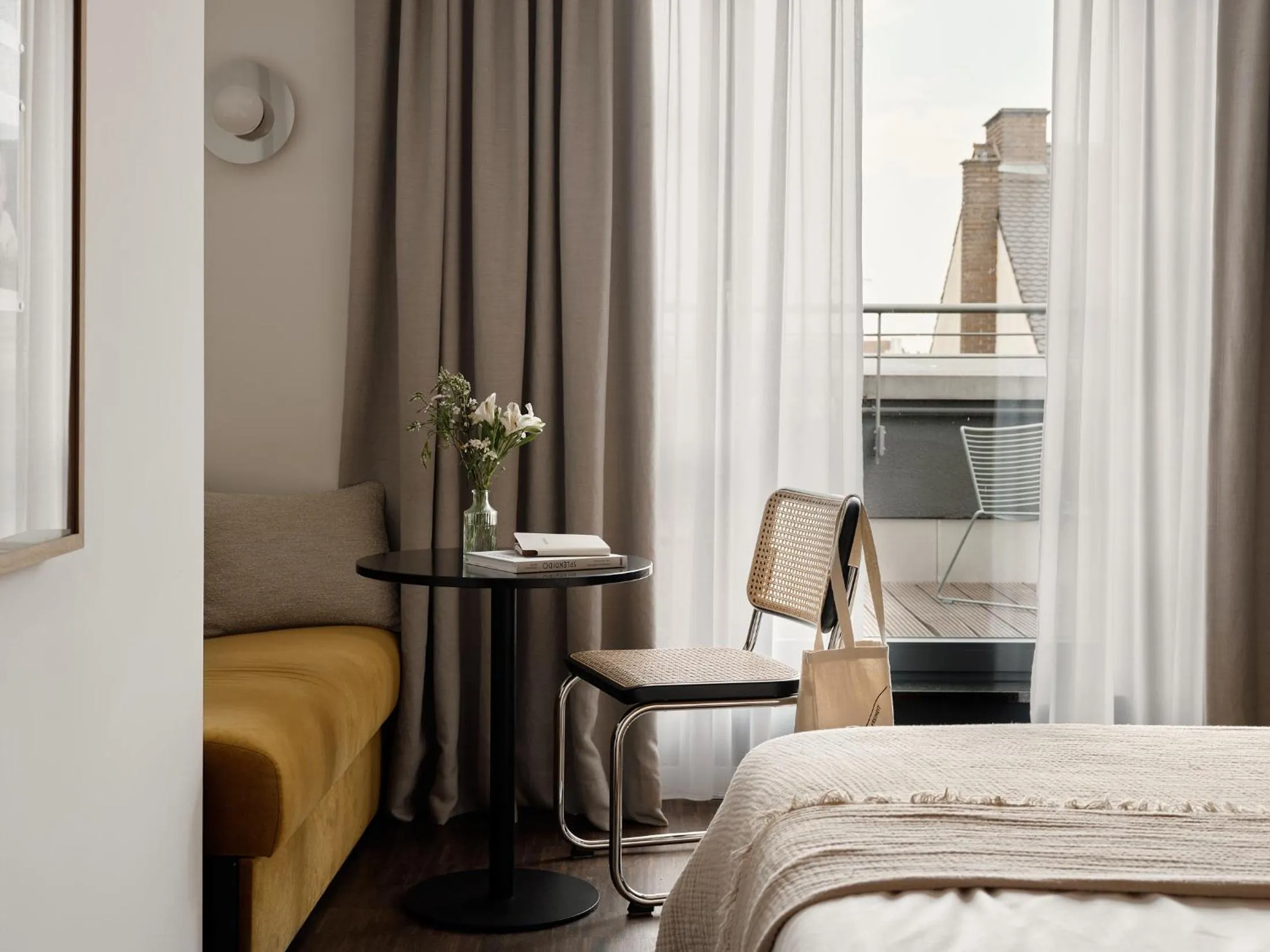 Balcony/Terrace, Bed in Bob W Münchner Freiheit