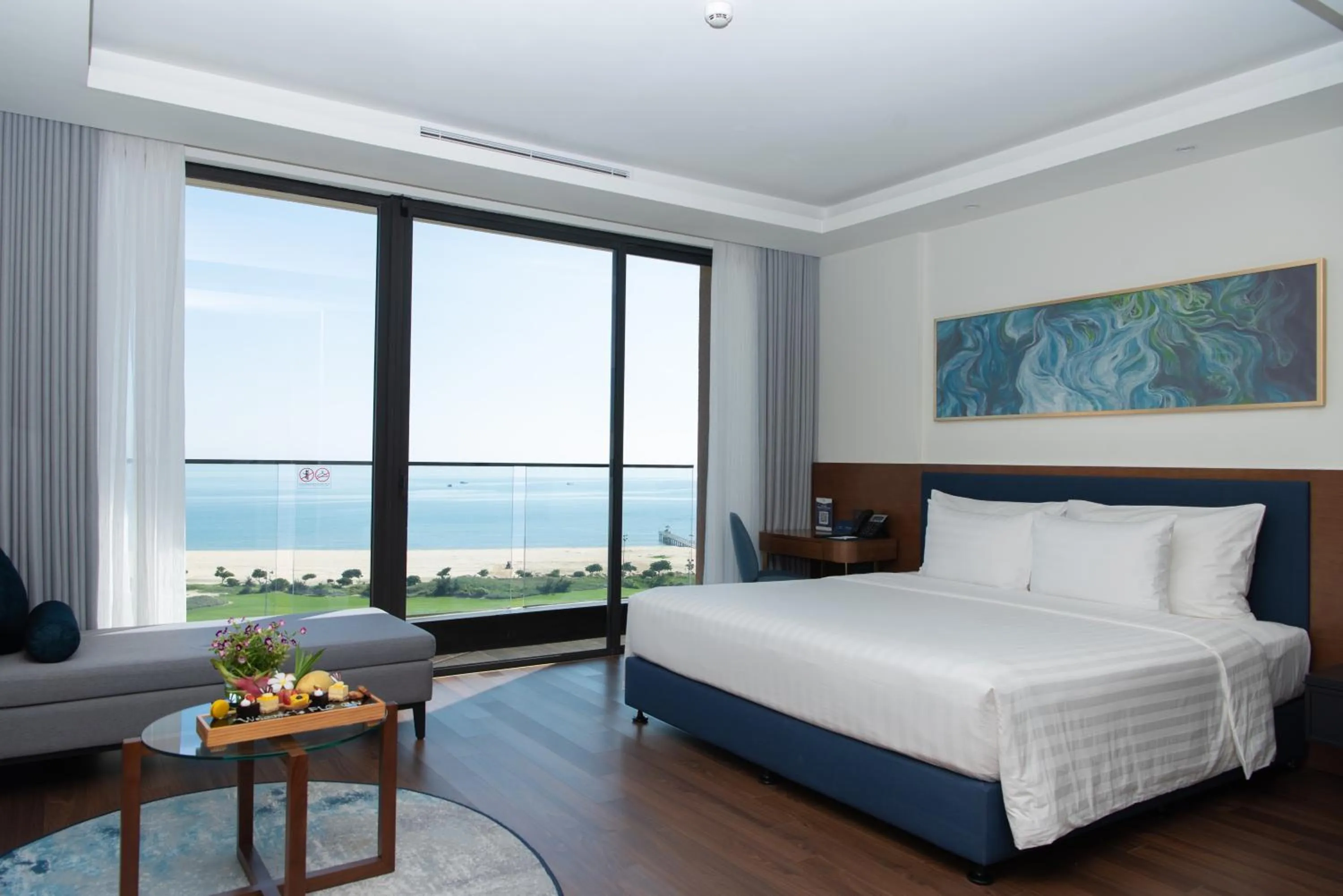 View (from property/room), Bed in FLC Grand Hotel Quy Nhon