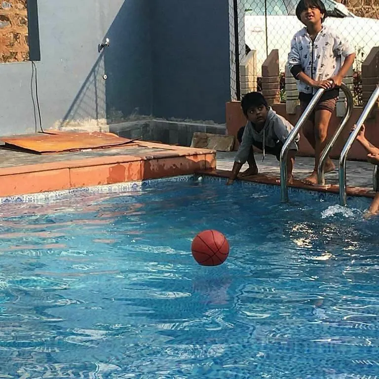 Swimming pool in Stone shelter