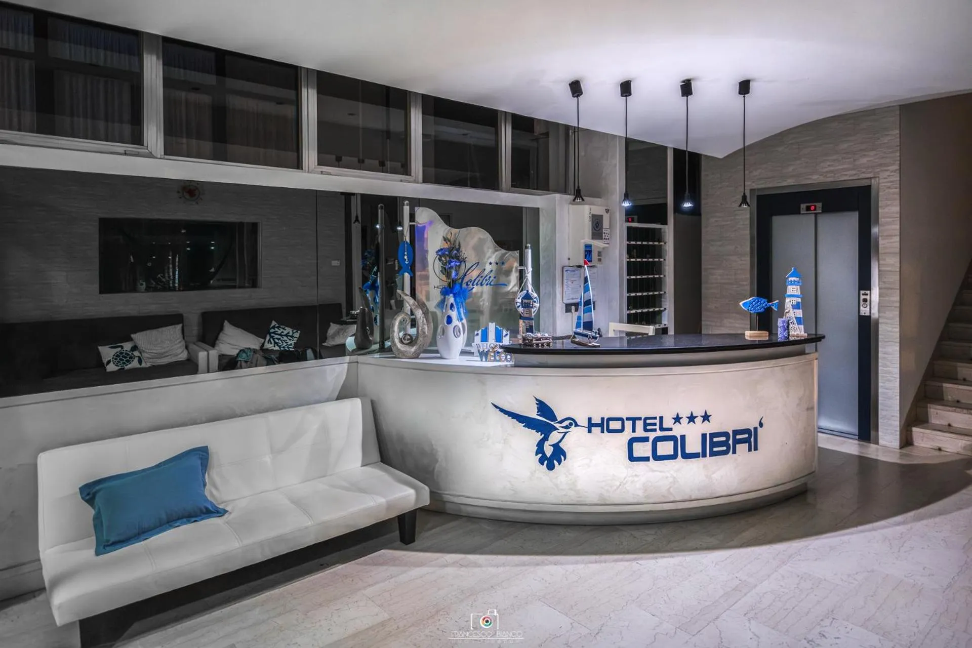 Property logo or sign in hotel colibri