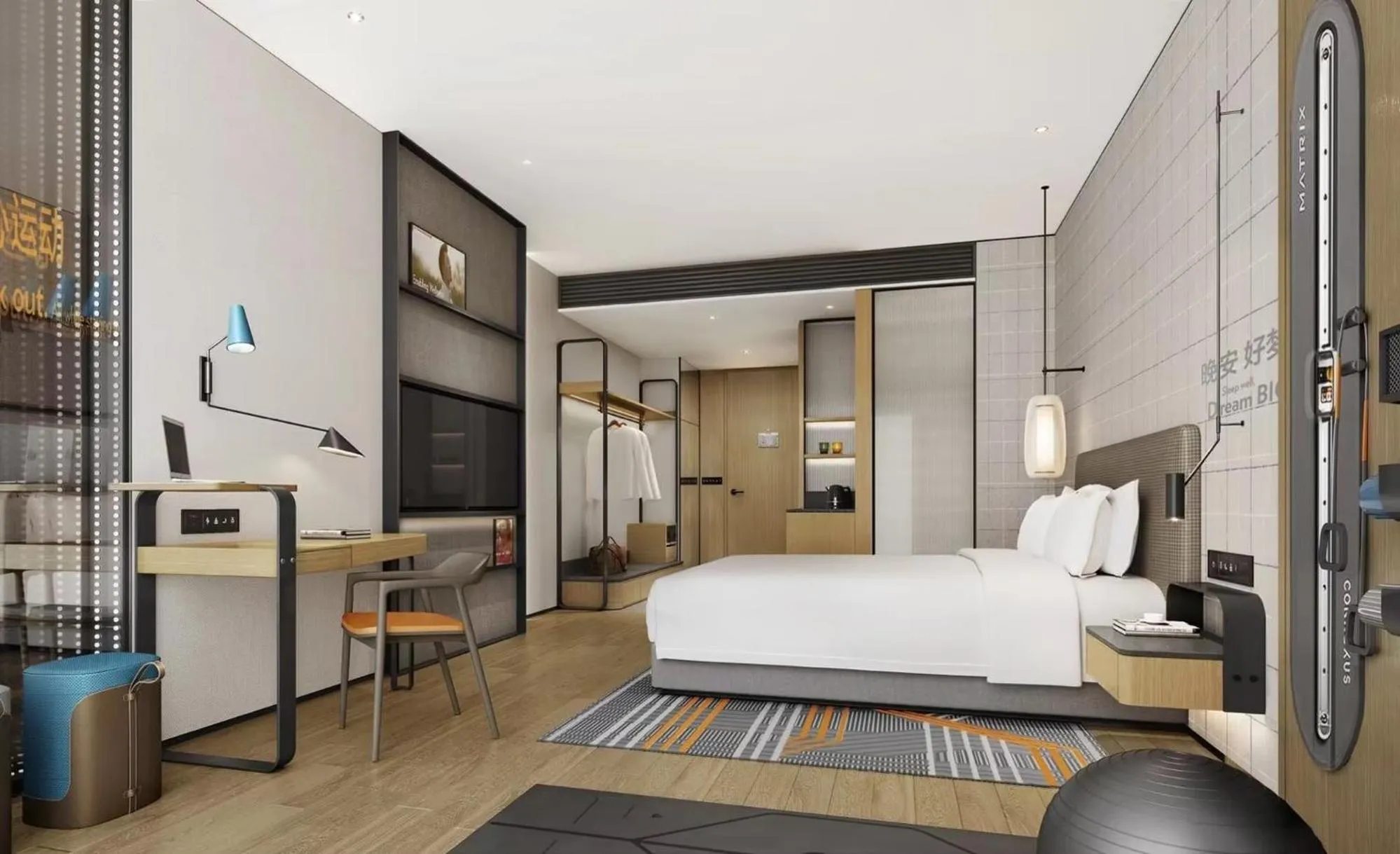 Photo of the whole room, Bed in EVEN Hotel Shenzhen Nanshan by IHG