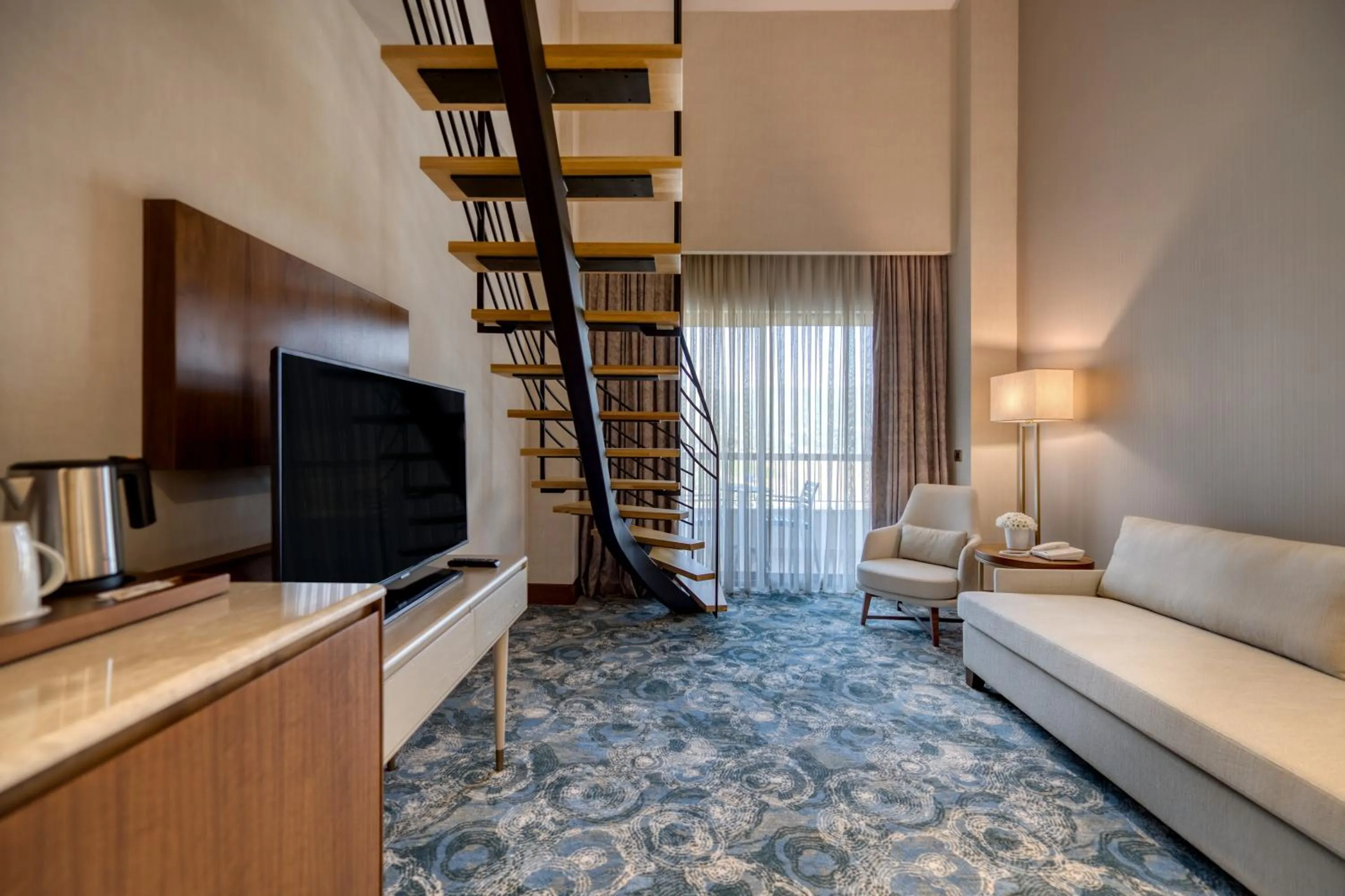 Communal lounge/ TV room in BN Hotel Thermal & Wellness