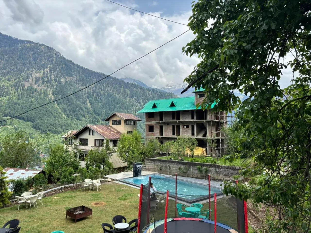 Pool view in Hotel Smugglers Mountain View - central heated & air Cooled