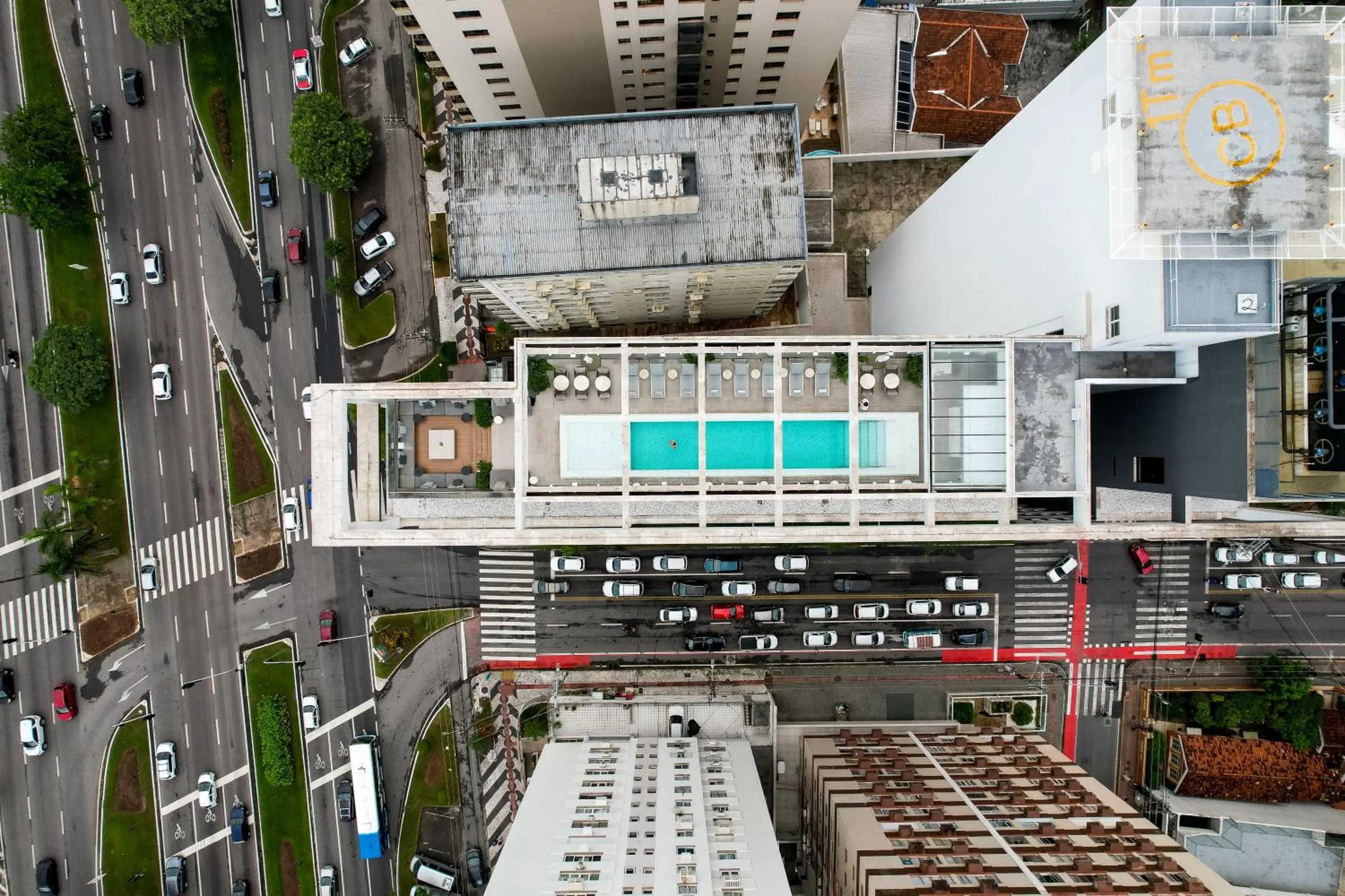Bird's eye view in LK Design Hotel Florianópolis