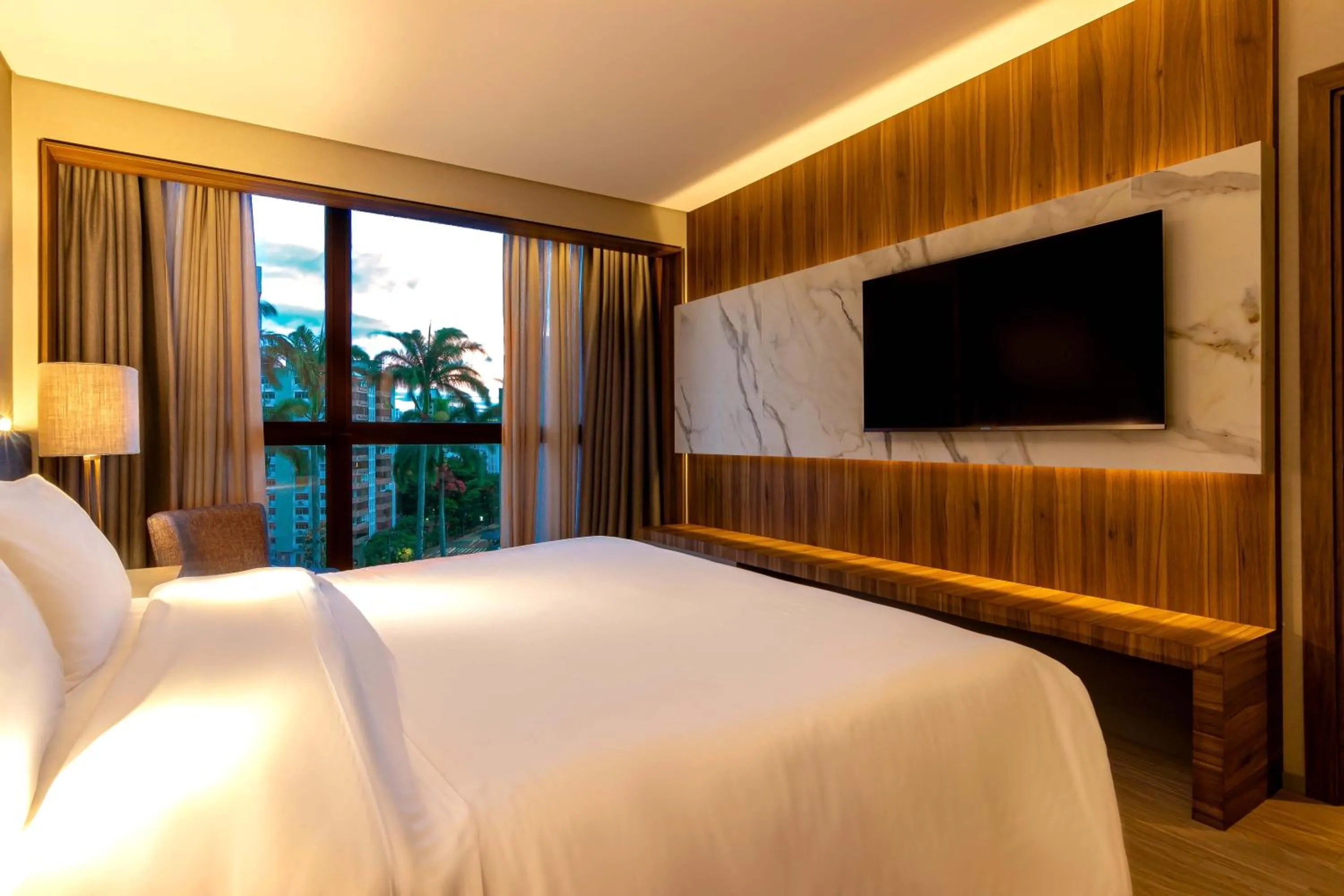 TV and multimedia, Bed in LK Design Hotel Florianópolis