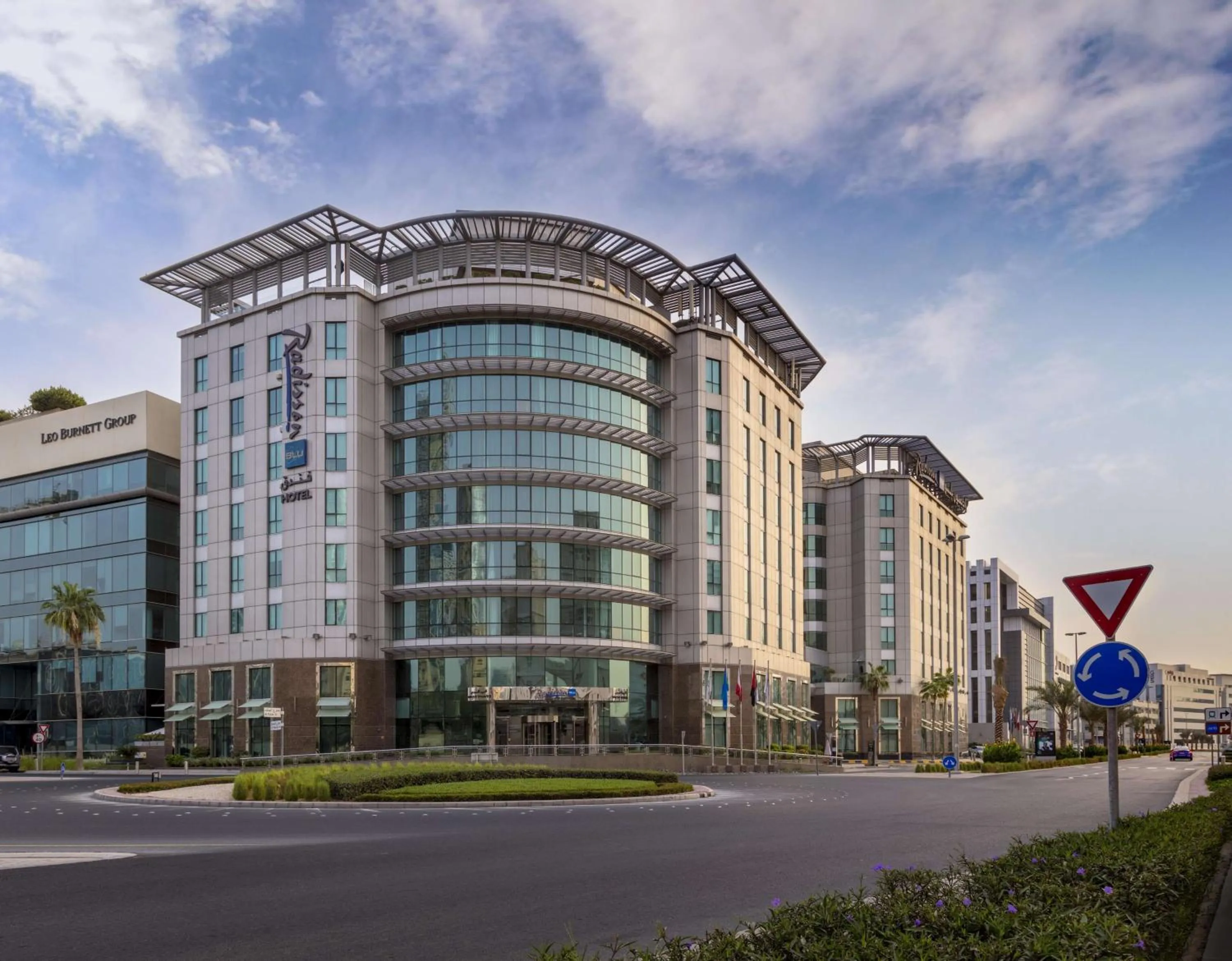 Property building in Radisson Blu Hotel, Dubai Media City