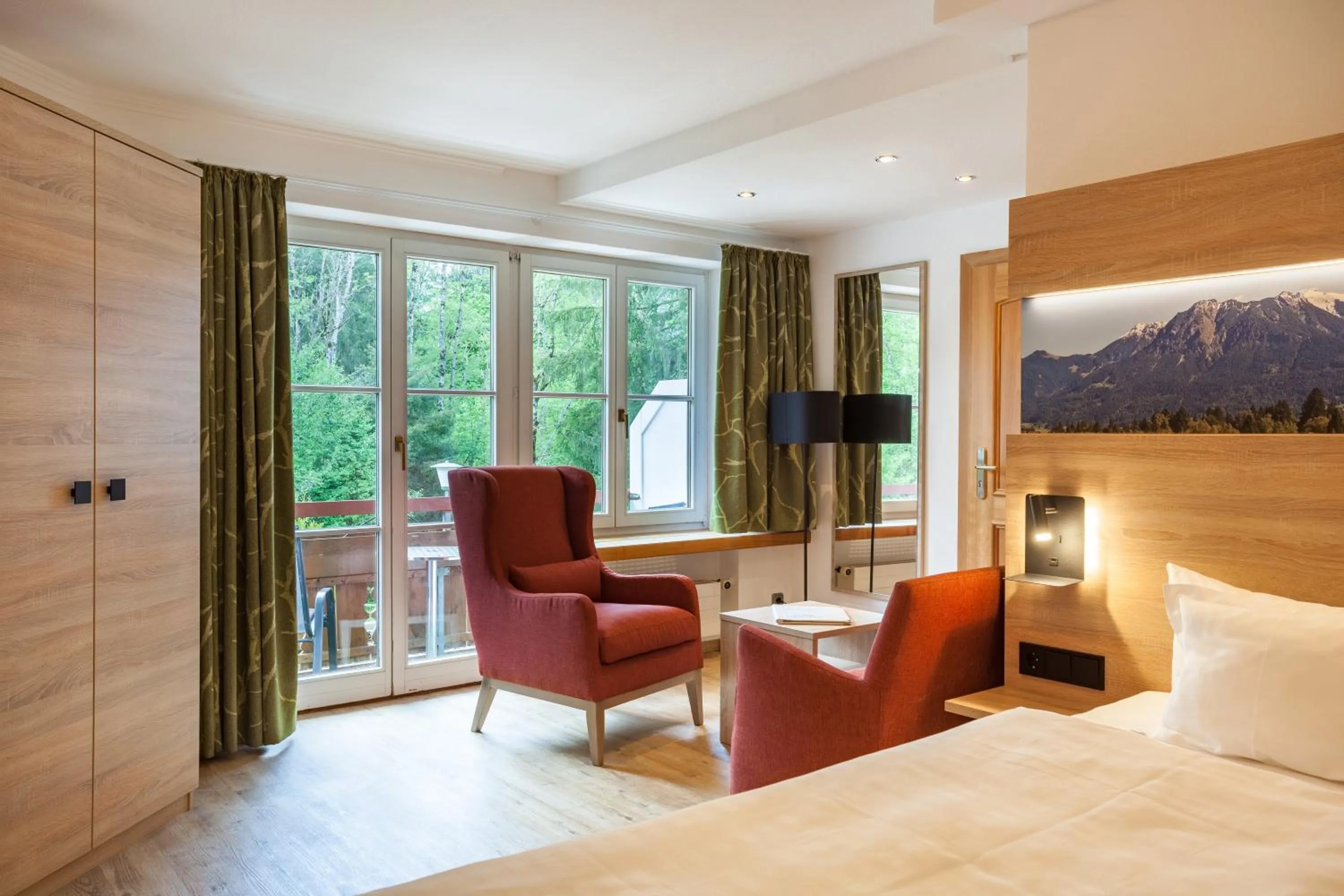 Bed in Ringhotel Nebelhornblick