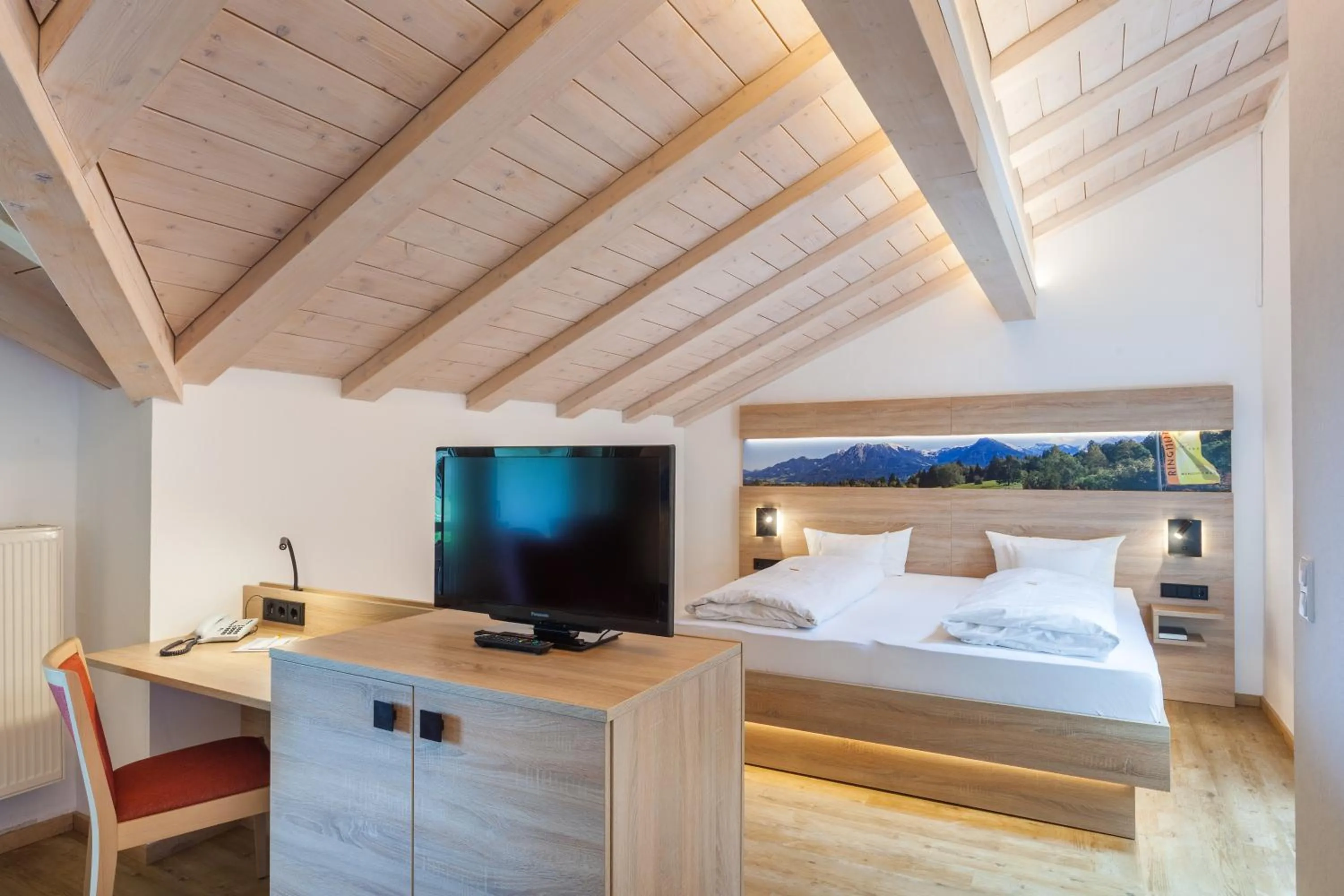 Bed in Ringhotel Nebelhornblick