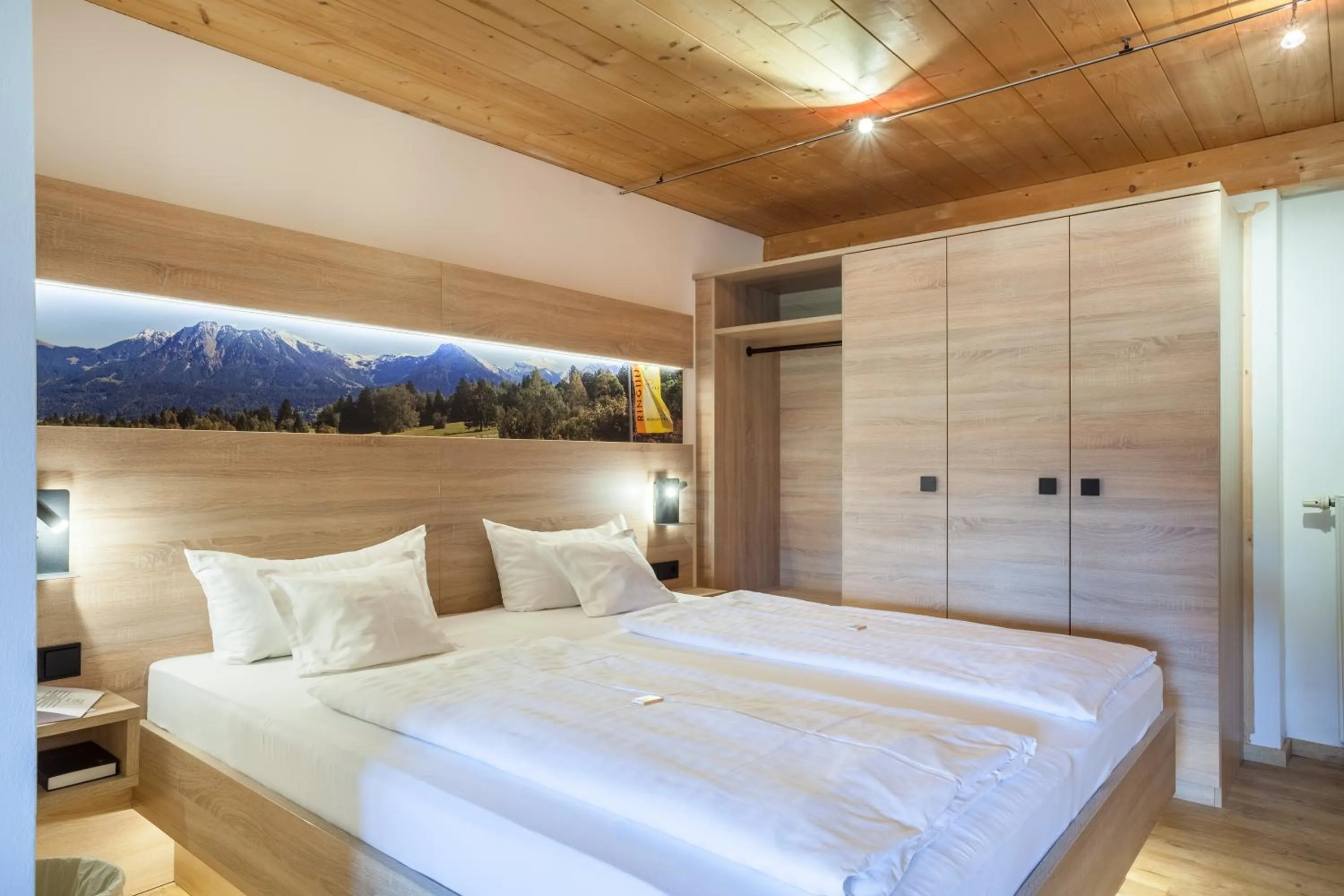 Bed in Ringhotel Nebelhornblick