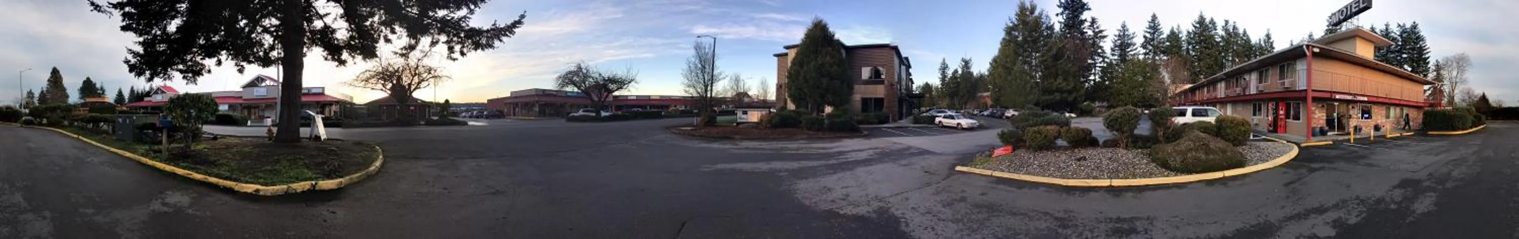 Property building in Smokey Point Motor Inn