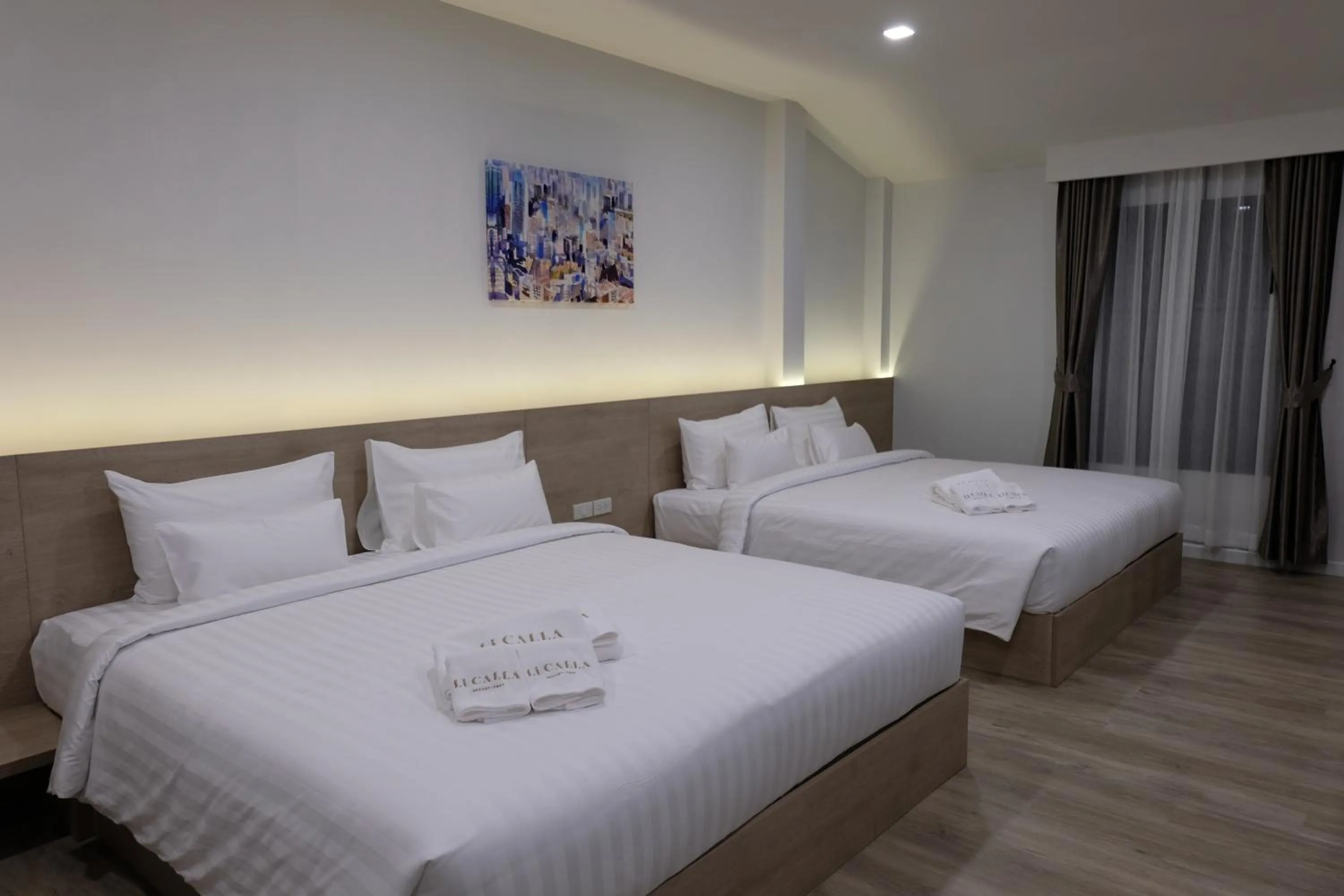 Bed in Li CALLA Resort Trat