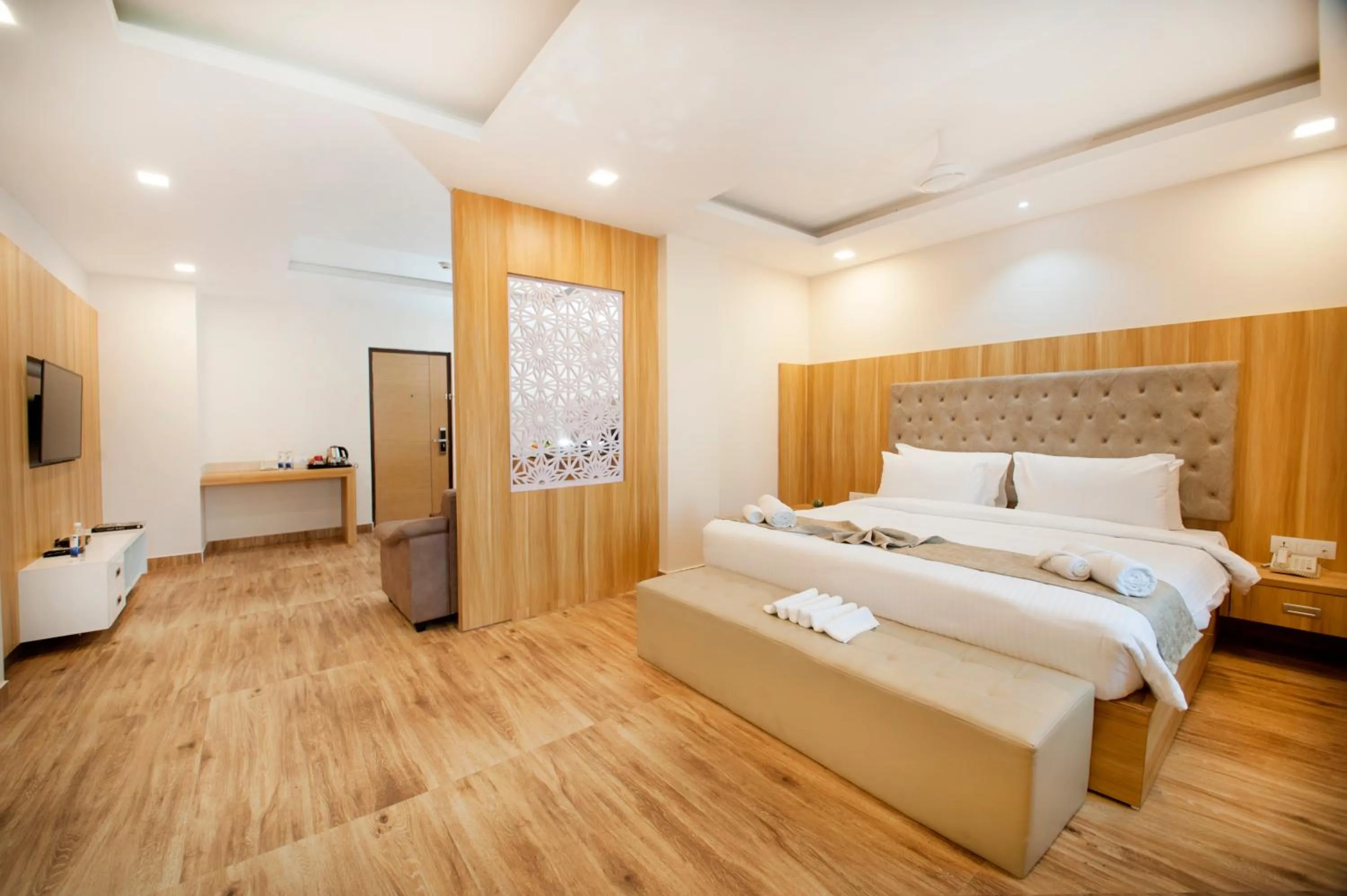 Bed in ABM Boutique Hotel by Purple Cloud