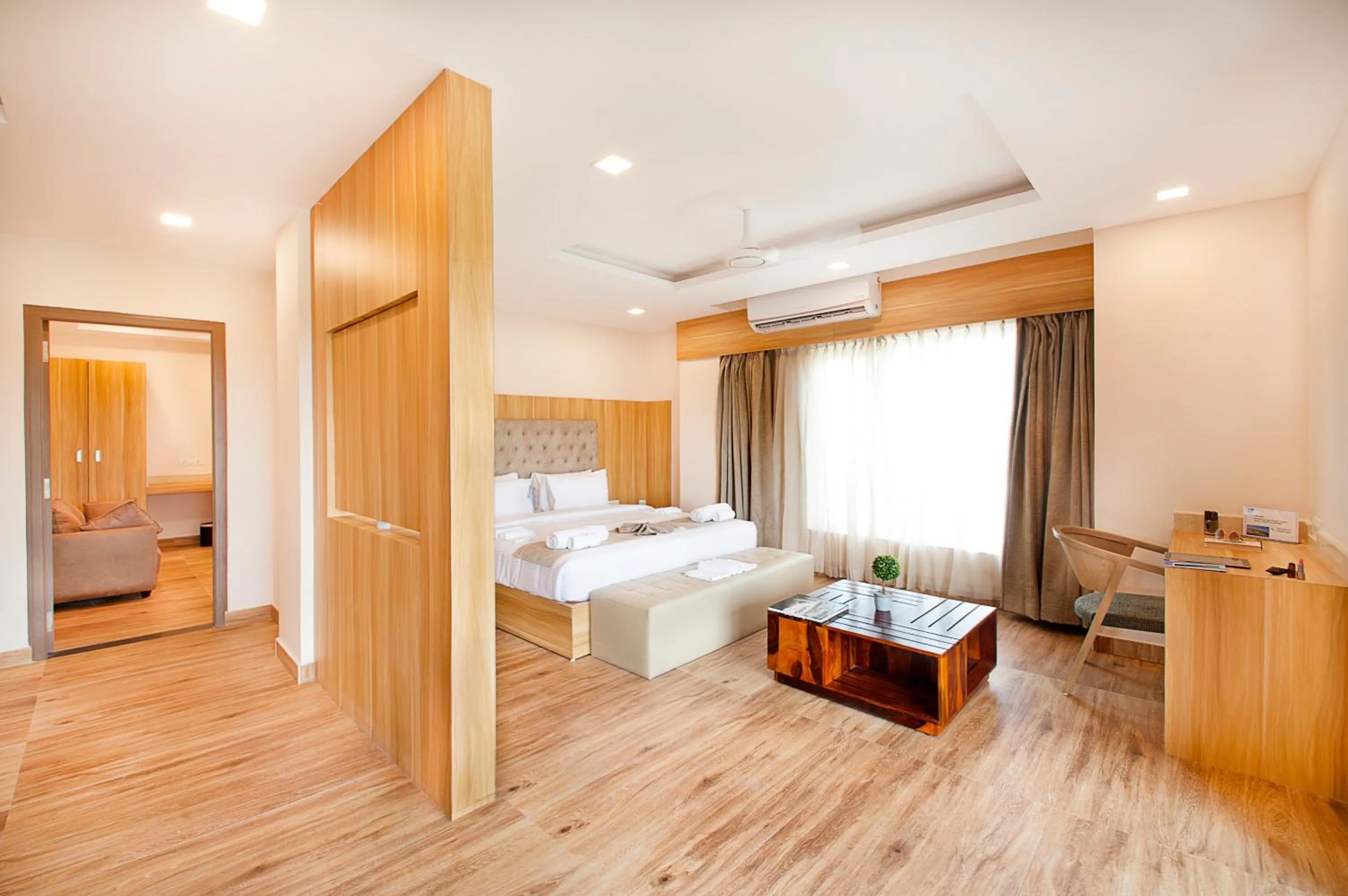 Seating area, Bed in ABM Boutique Hotel by Purple Cloud