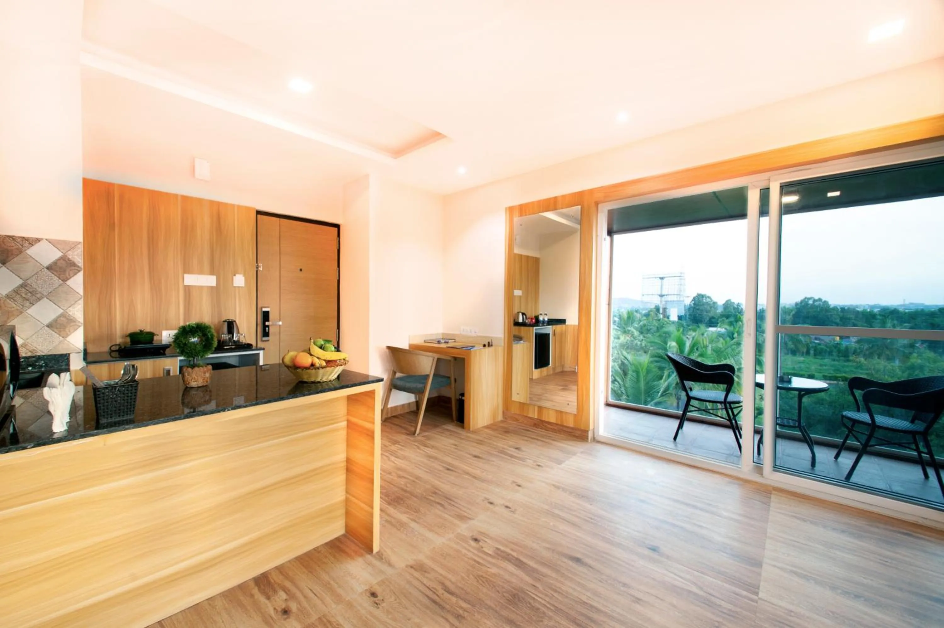 Seating area in ABM Boutique Hotel by Purple Cloud