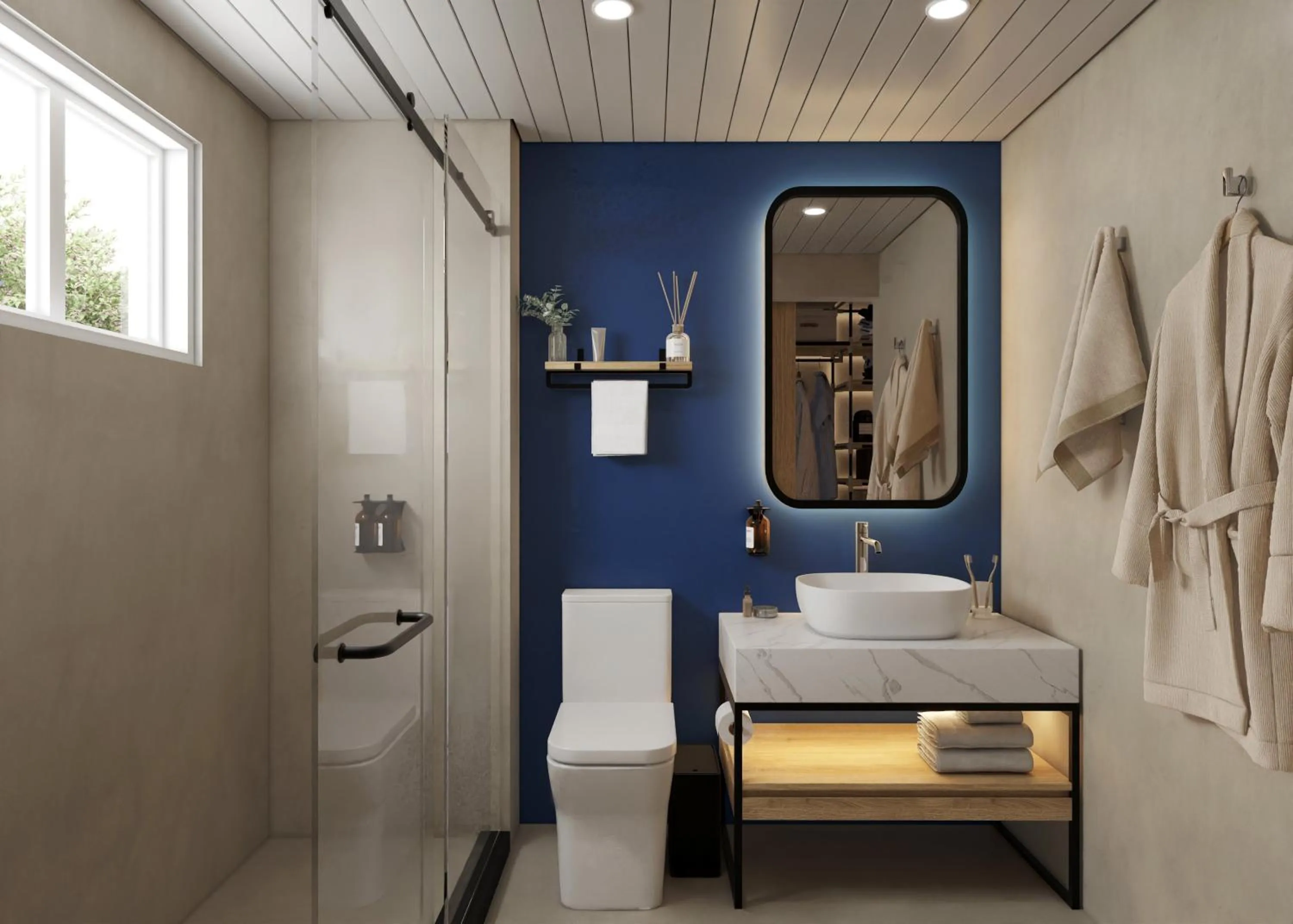 Bathroom in voco Surfside Aruba by IHG