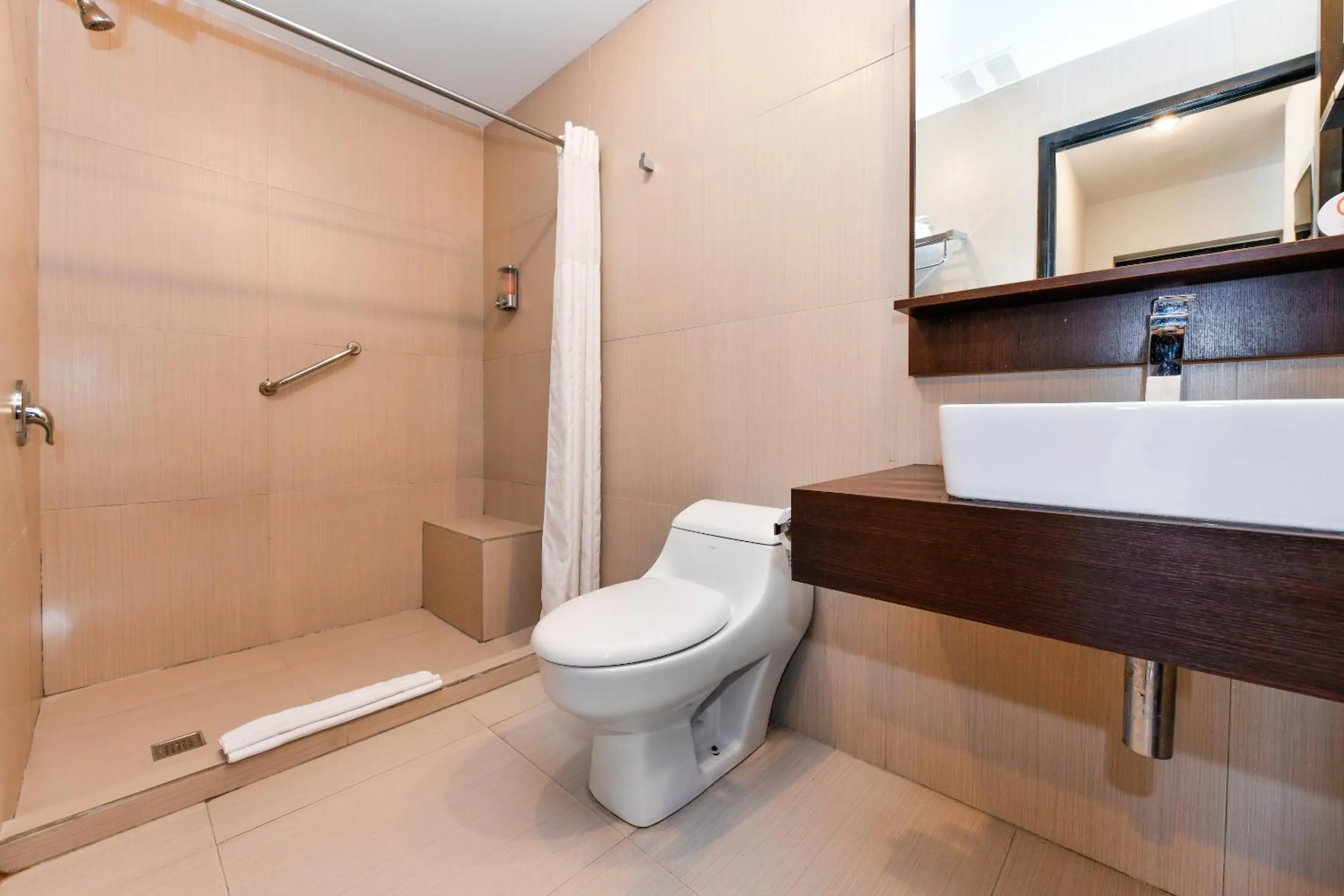 Bathroom in Talk of the Town Beach Hotel & Beach Club by GH Hoteles