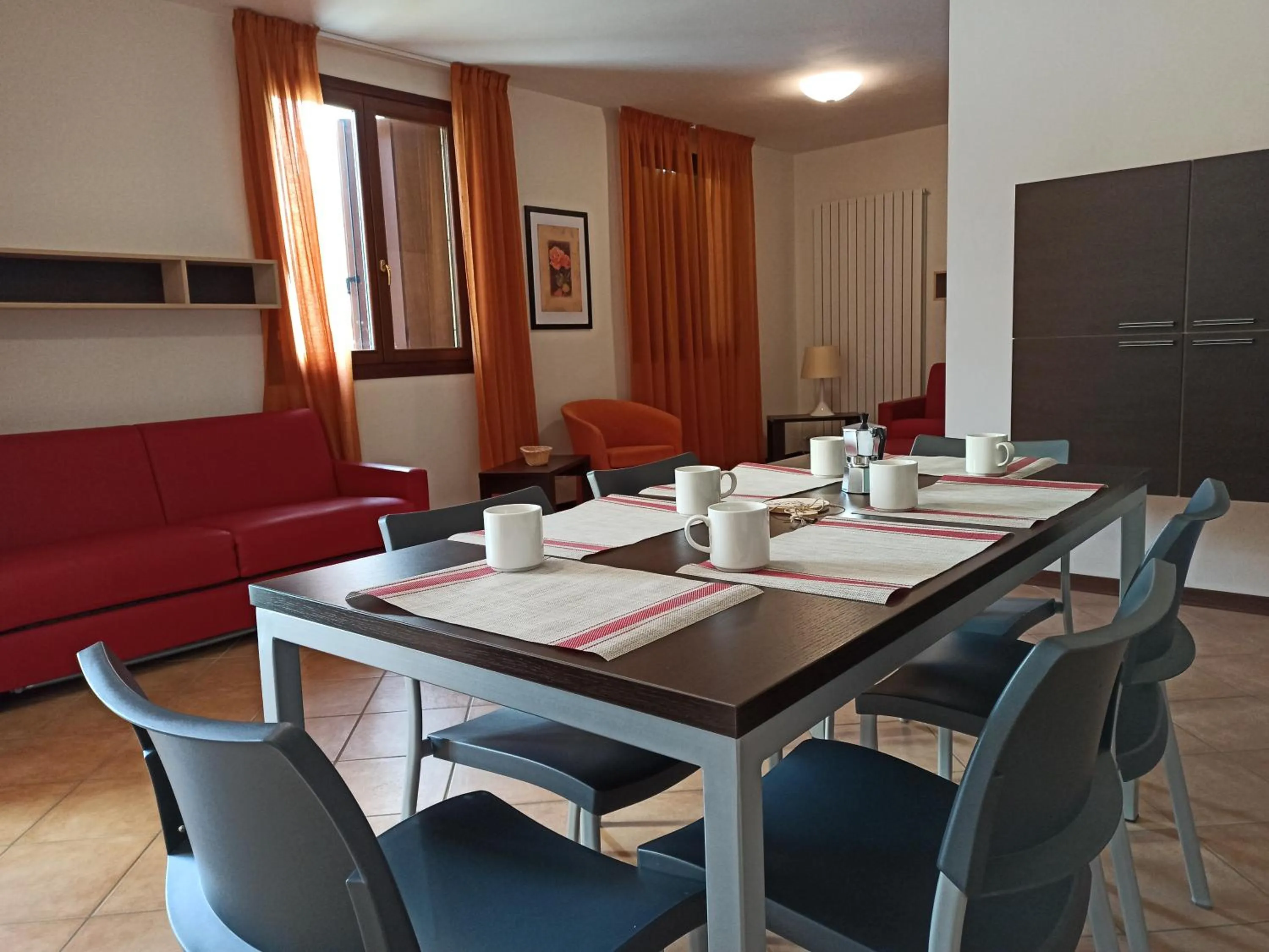 Dining area in Residence le Polle