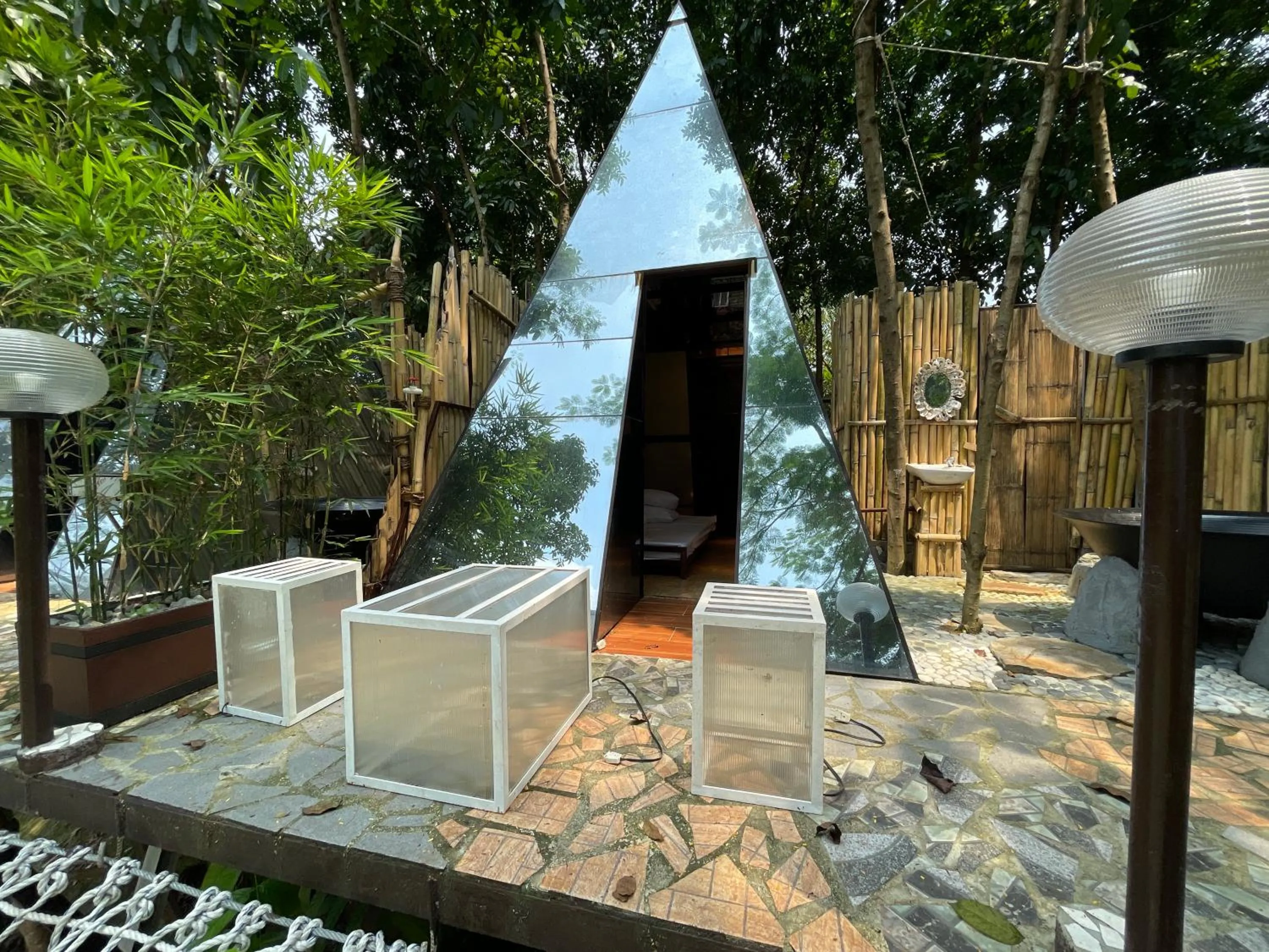 Patio in Floating Sanctuary Resort powered by Cocotel