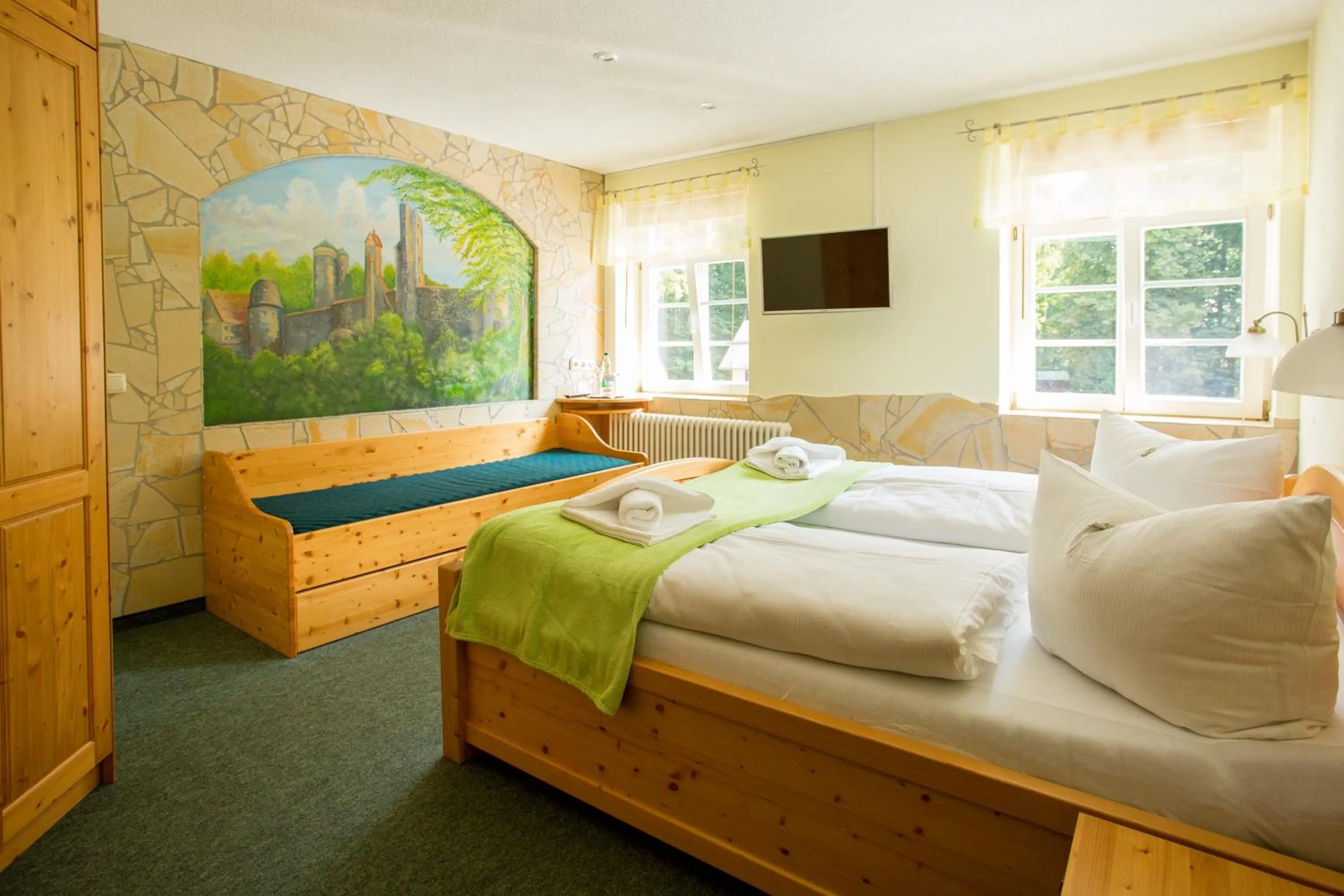 Bed in Gasthof Ungerberg