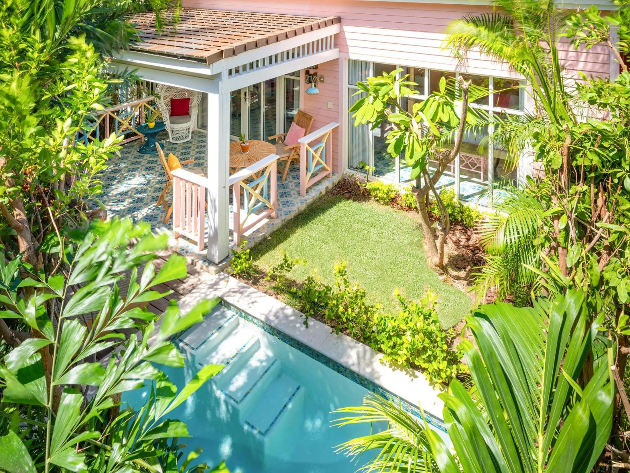 Garden in Boardwalk Boutique Hotel Aruba - Adults Only