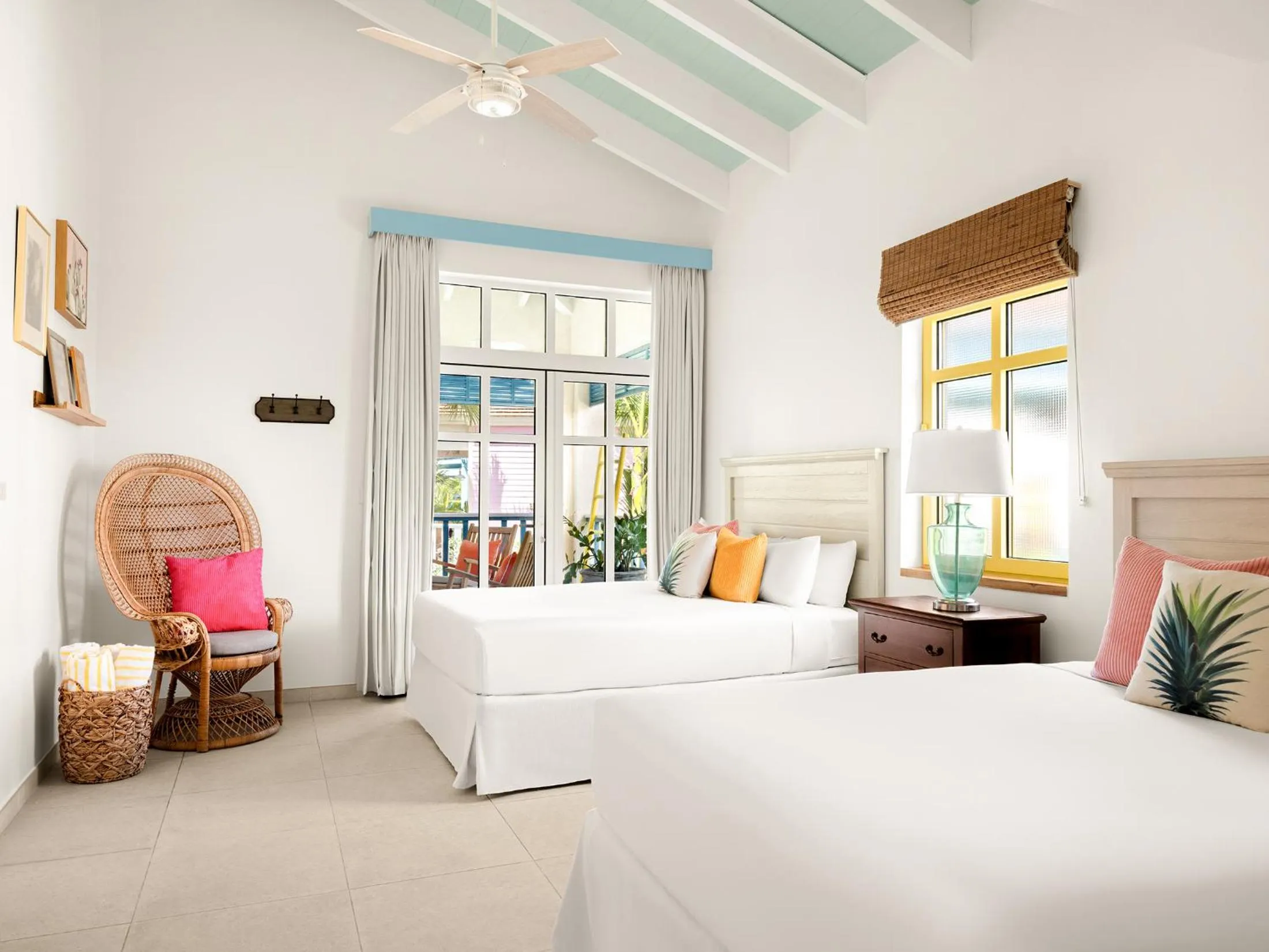 Bed in Boardwalk Boutique Hotel Aruba - Adults Only