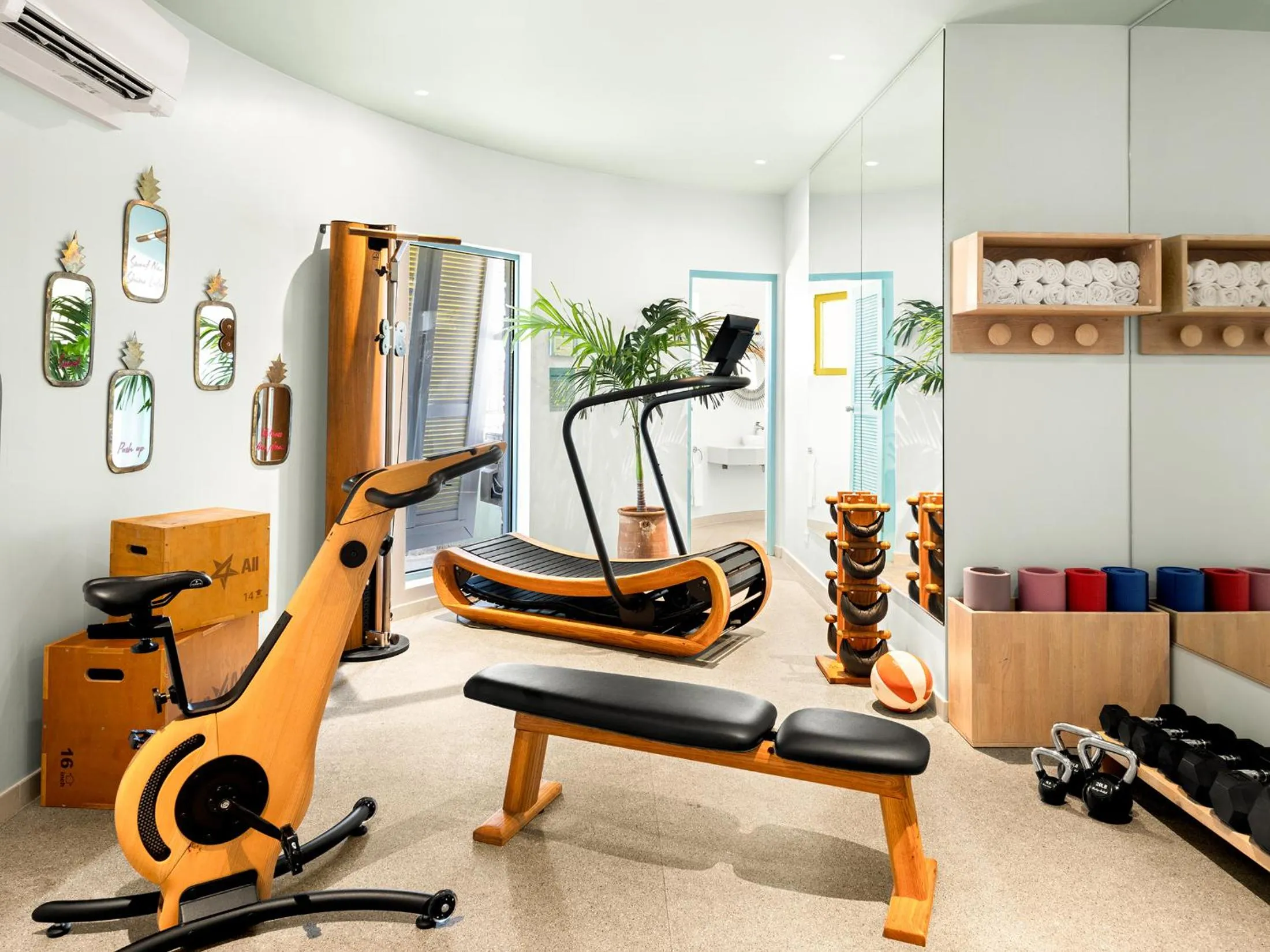 Fitness centre/facilities in Boardwalk Boutique Hotel Aruba - Adults Only