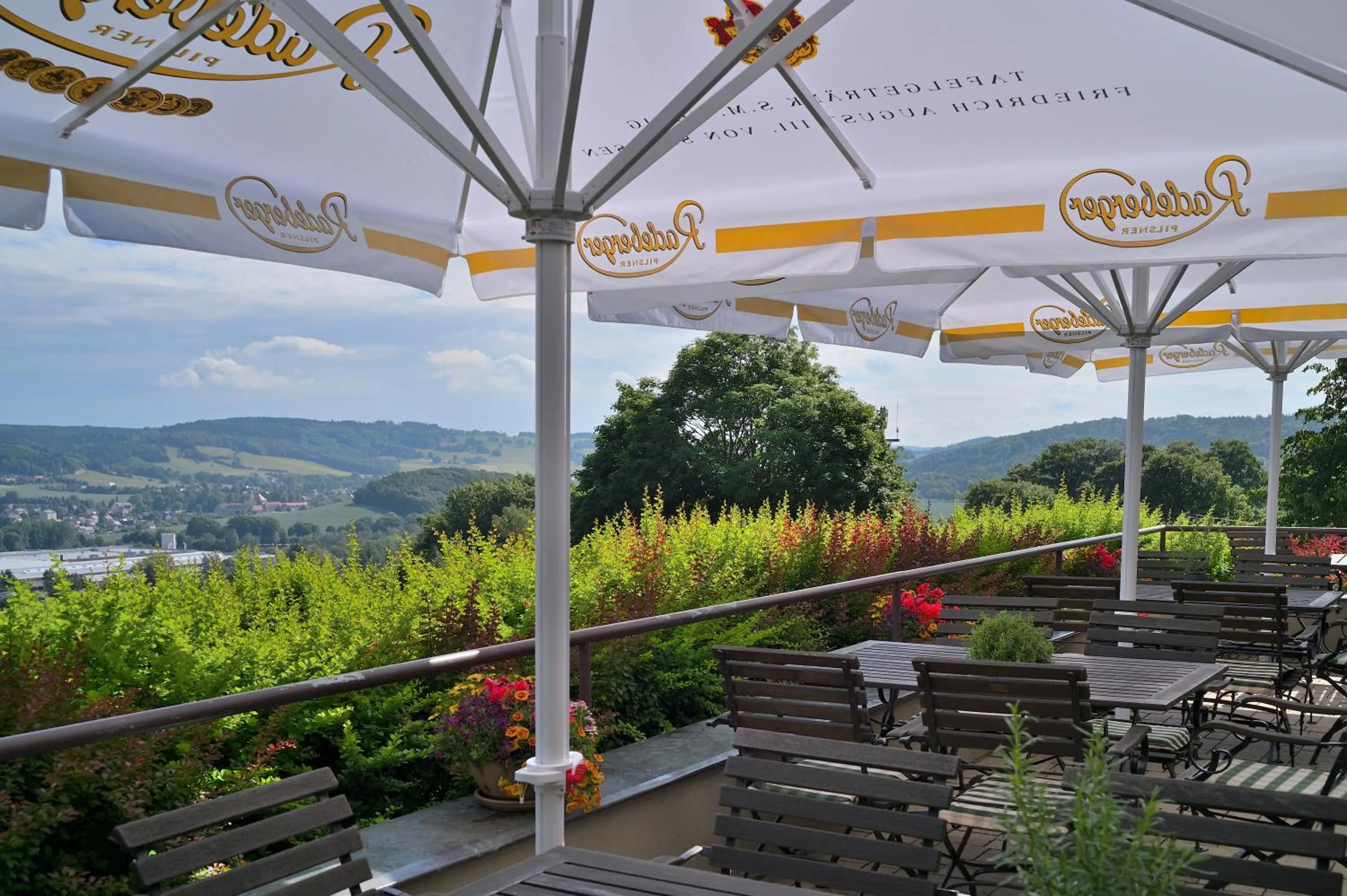 View (from property/room) in Berggasthof Götzinger Höhe