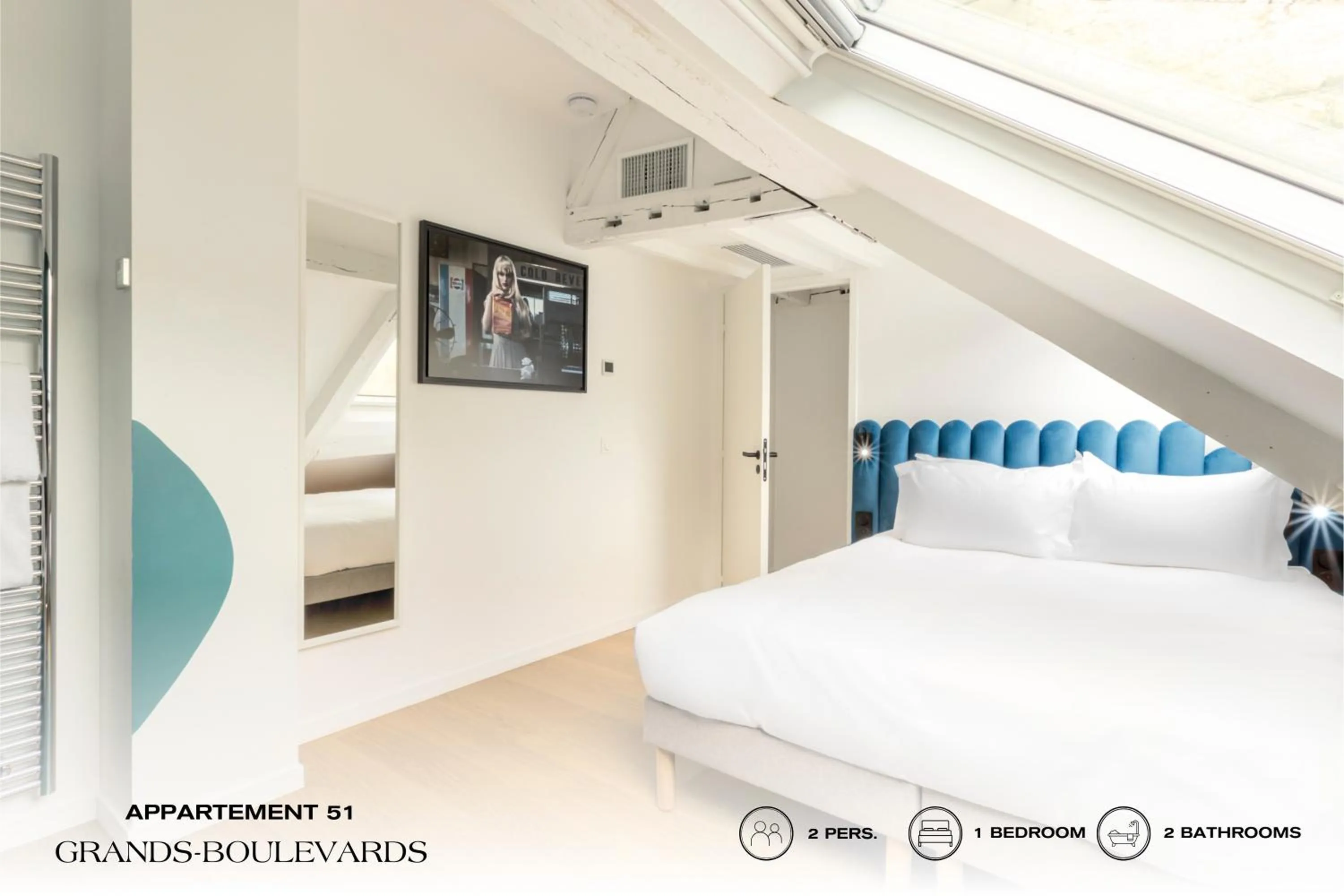 Bed in Beauquartier - Grands Boulevards