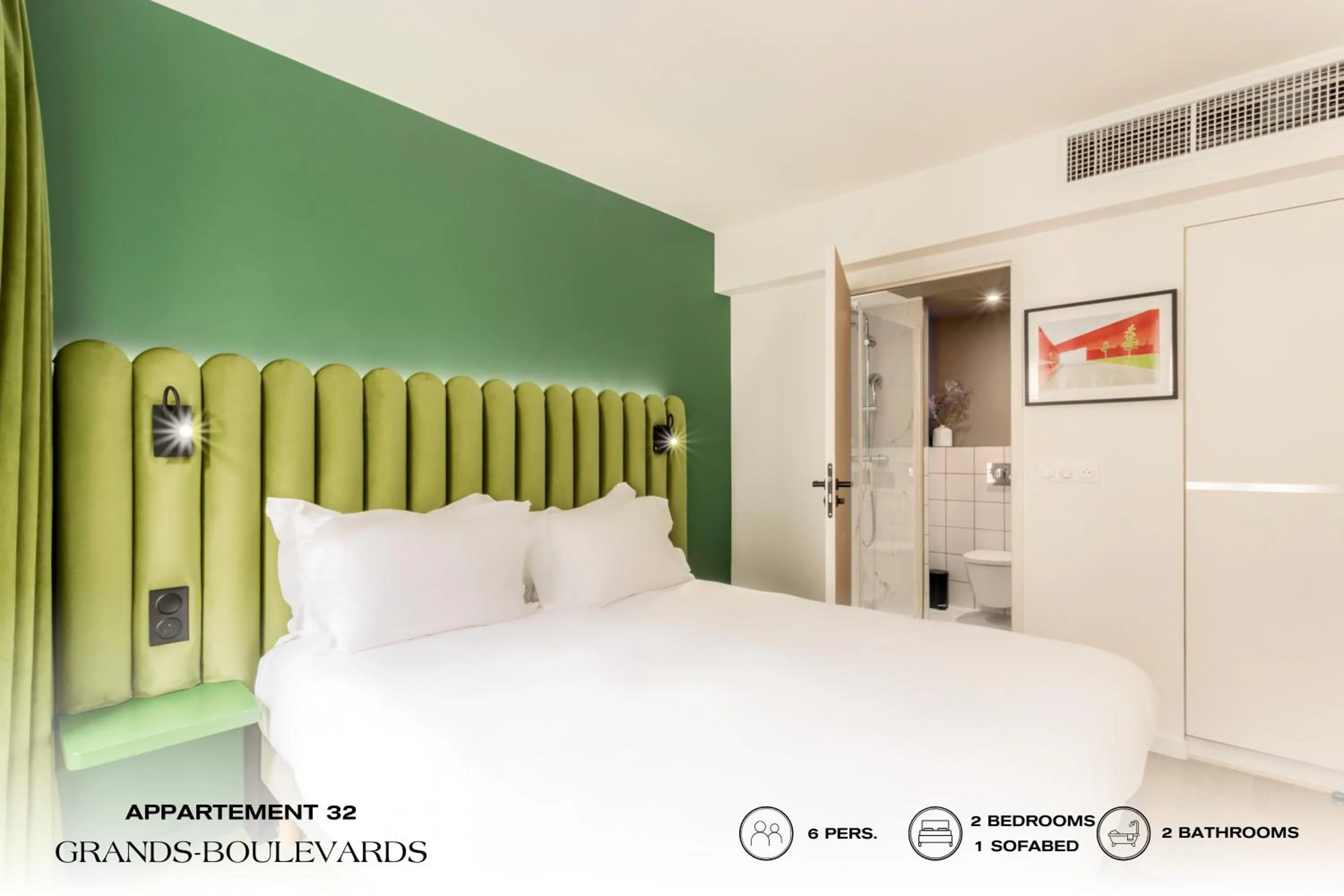 Bed in Beauquartier - Grands Boulevards