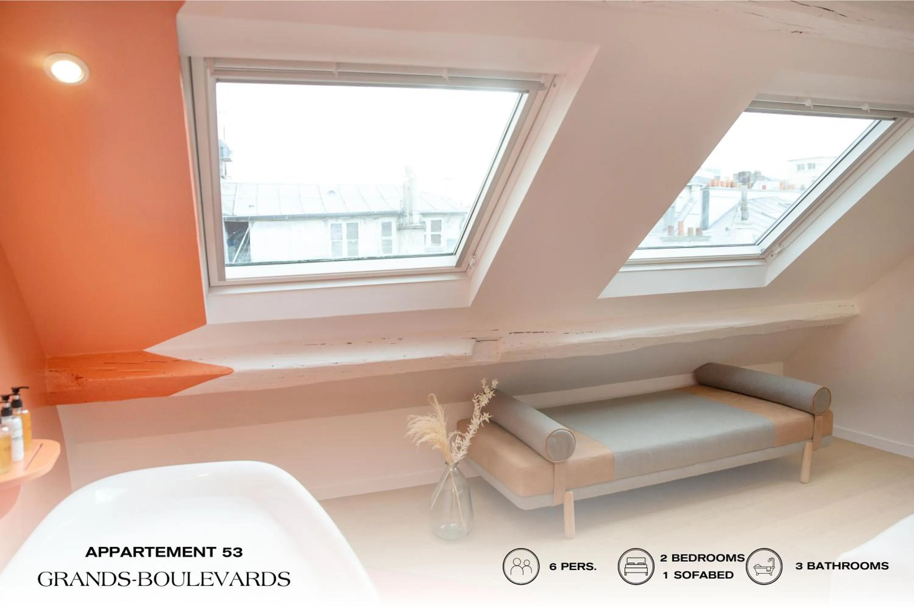 Bedroom in Beauquartier - Grands Boulevards