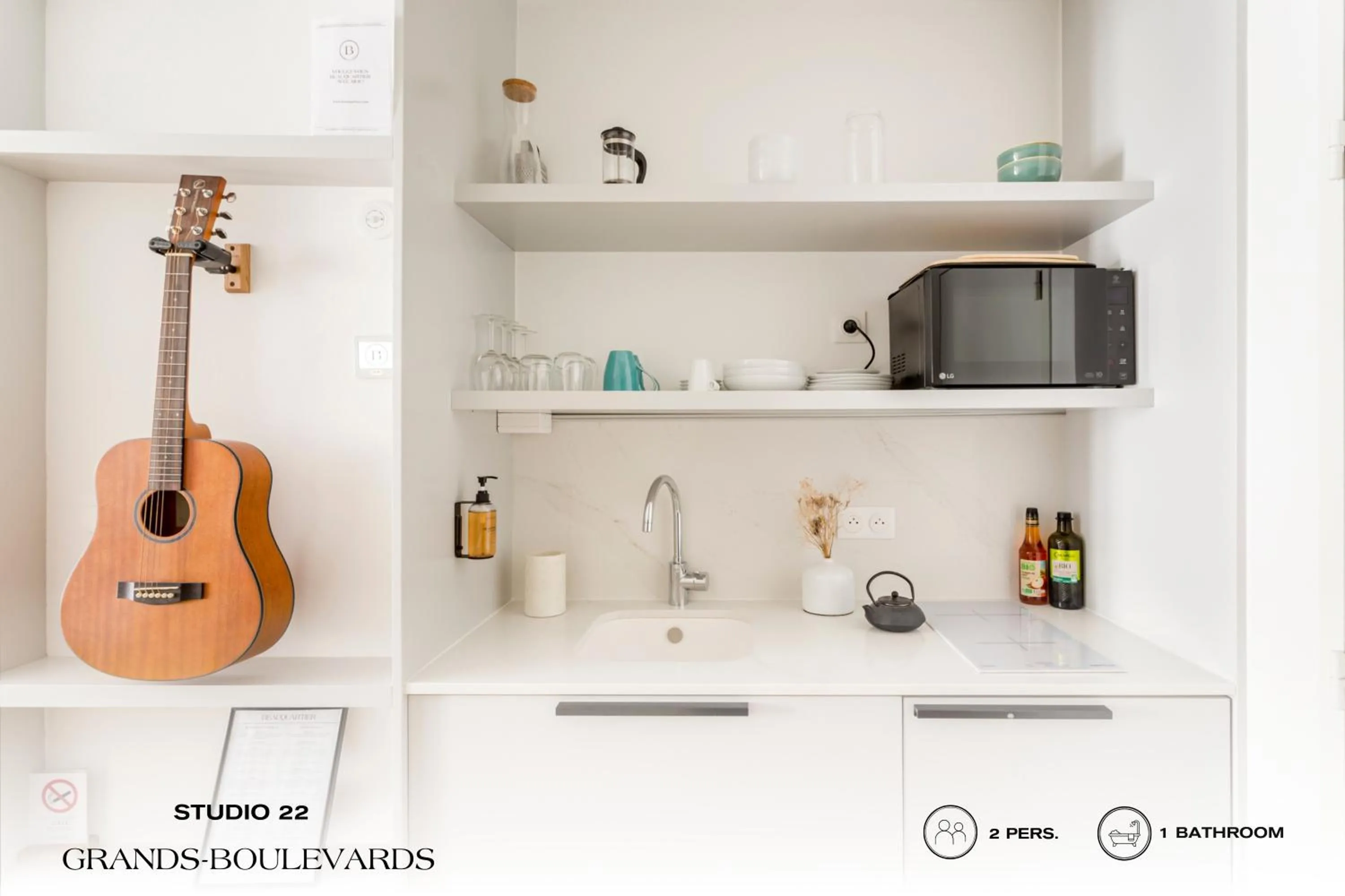 Kitchen or kitchenette in Beauquartier - Grands Boulevards