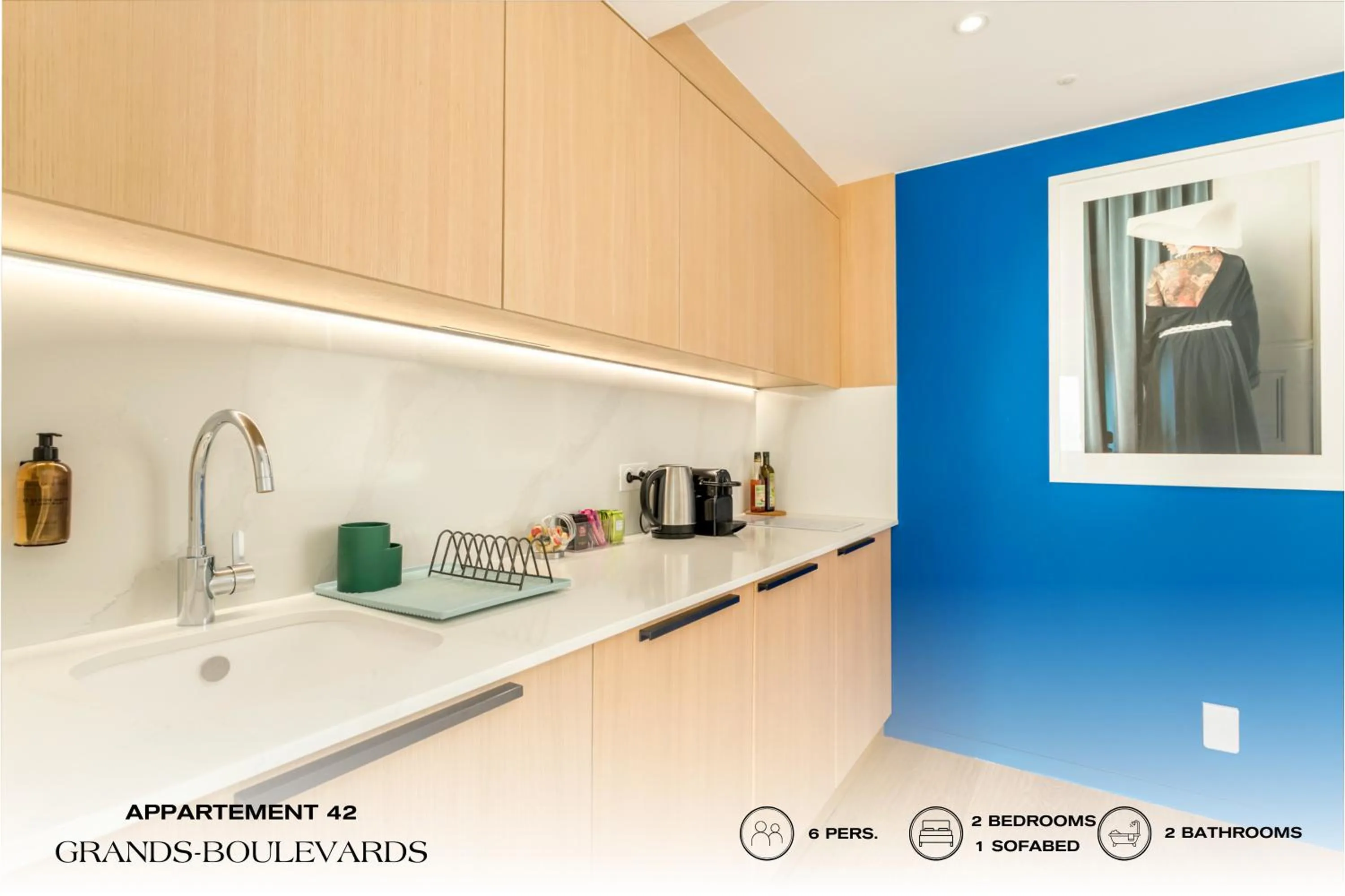 Kitchen or kitchenette in Beauquartier - Grands Boulevards